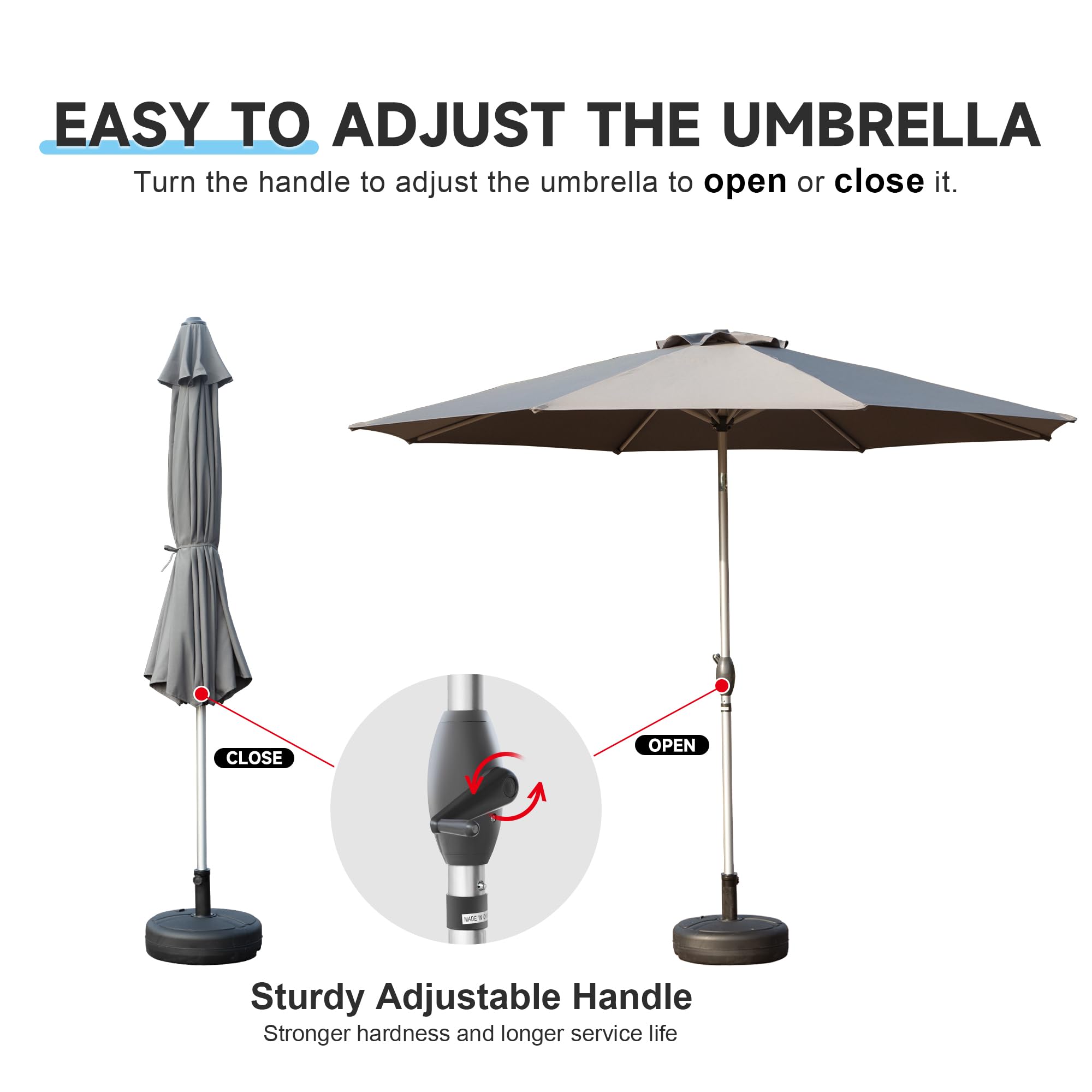 Mondawe 21270GY-SM Umbrellas-2 - View #7