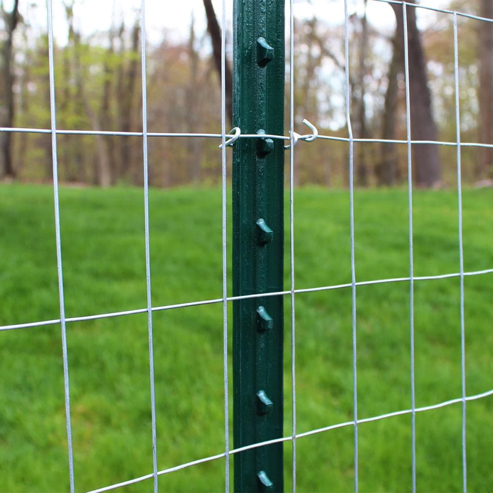 IRONRIDGE 100-ft x 4-ft Gray Steel Welded Wire Rolled Fencing with Mesh Size 2-in x 4-in in the Rolled Fencing department at Lowes