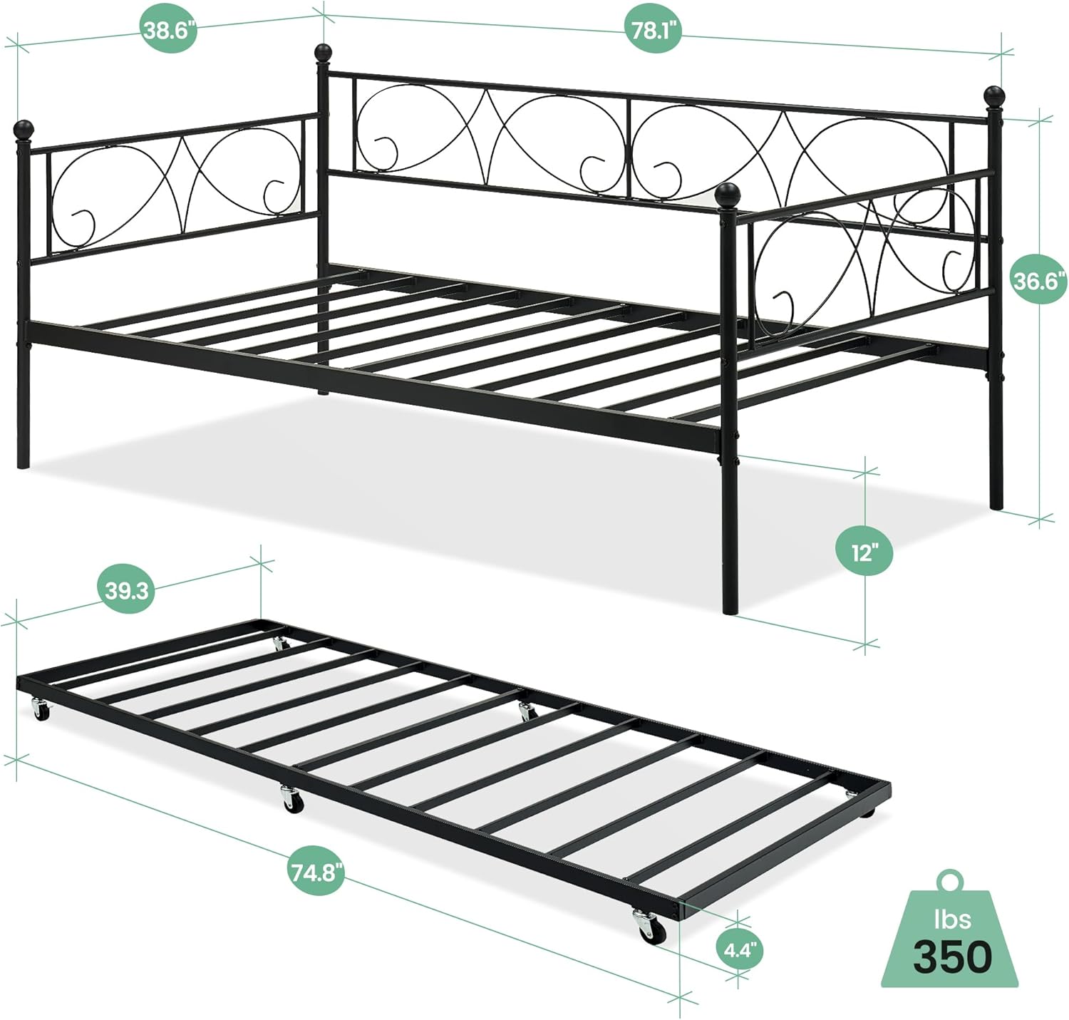 WhizMax PD-PHO-0Y38CS5D futons - View #2