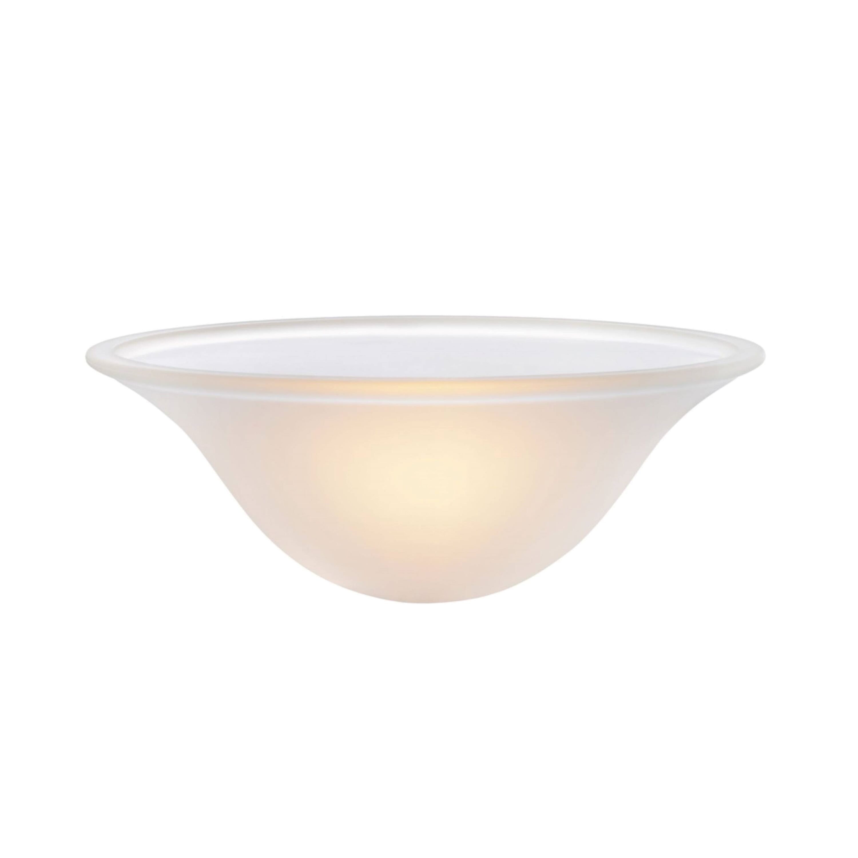 Aspen Creative Corporation 5.13'' H Glass Bowl Glass Shade