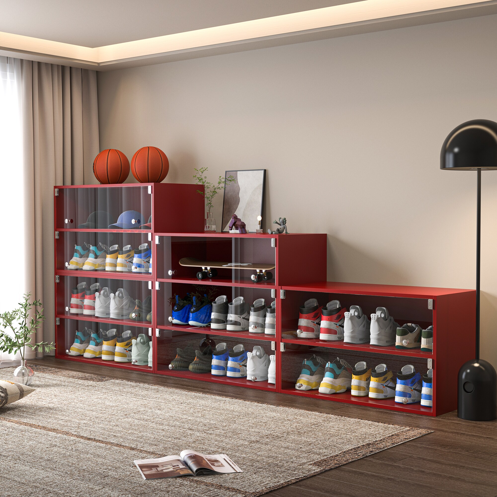 SINOFURN SYC080009RD Shoe-Racks - View #9
