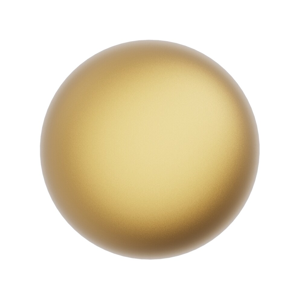 Hickory Hardware Transitional 1-1/8-in Brushed Brass Mushroom ...