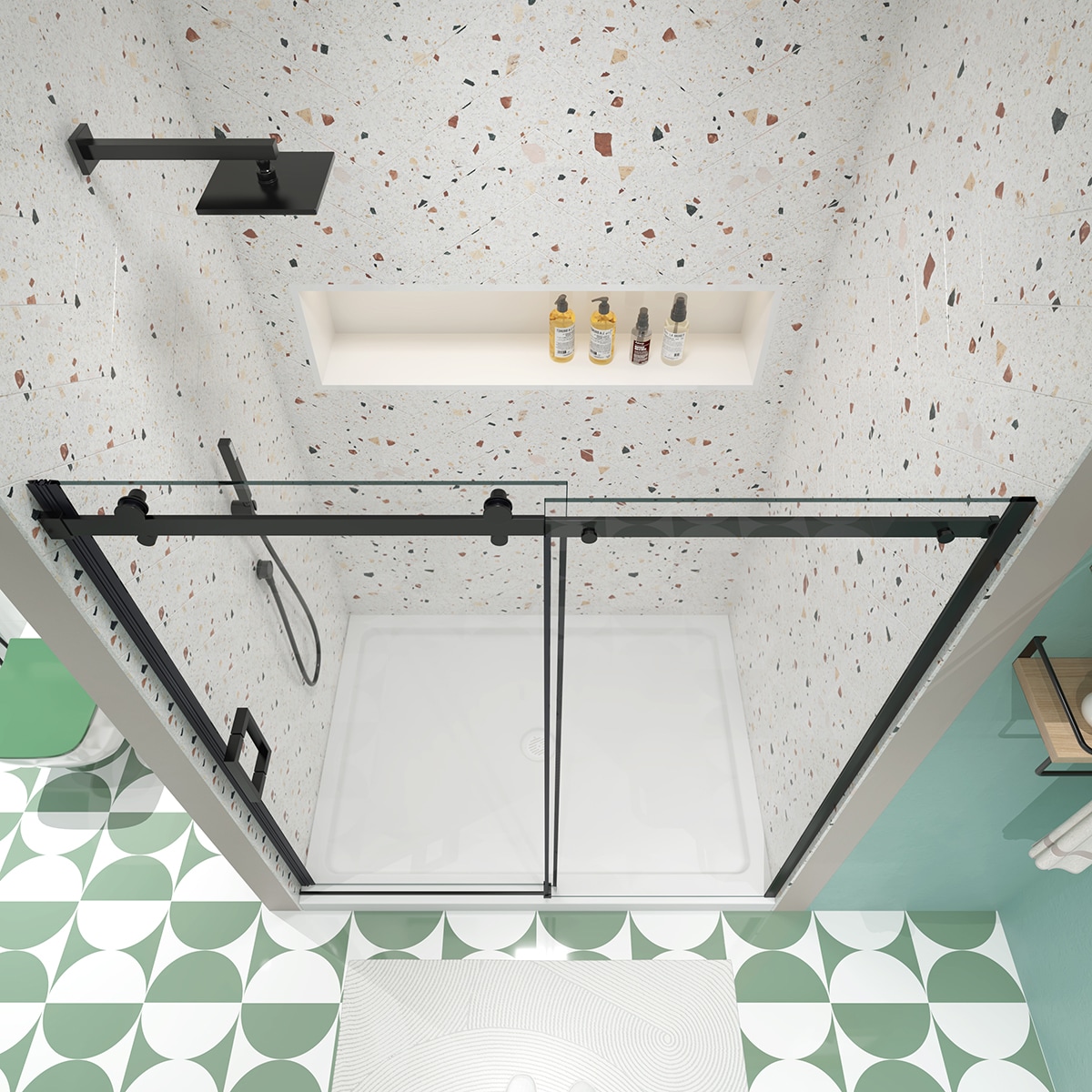 Mondawe MO-PS-6074B Shower-Doors - View #2