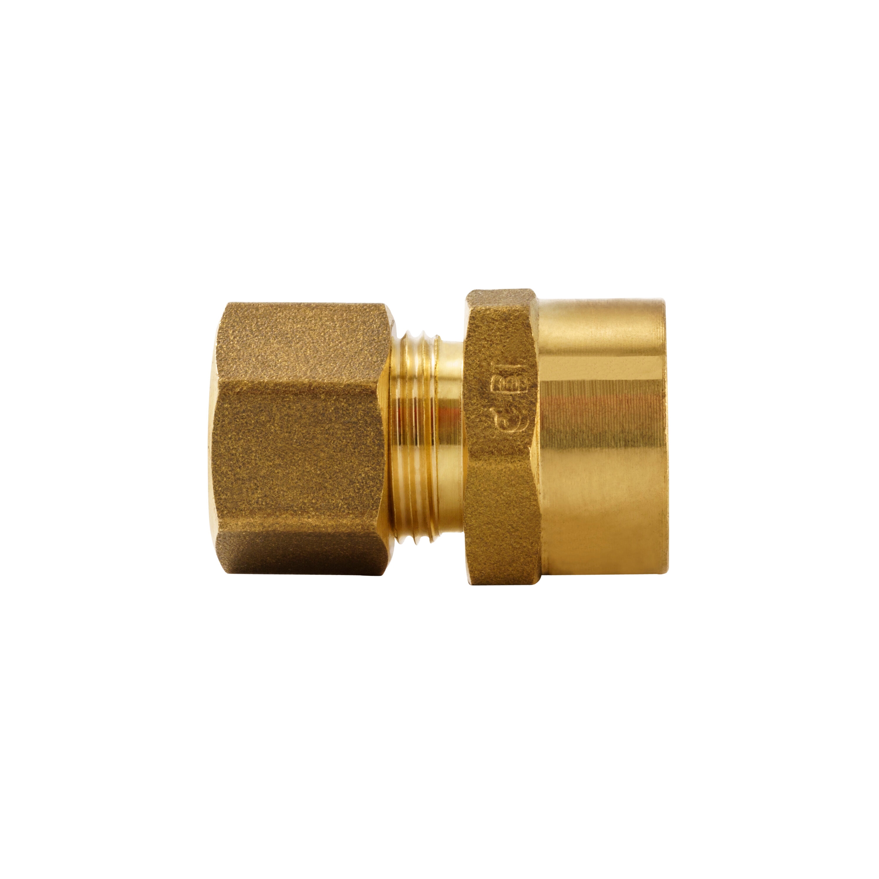 Proline Series 3/8-in x 1/2-in Compression Adapter Fitting in the Brass  Fittings department at