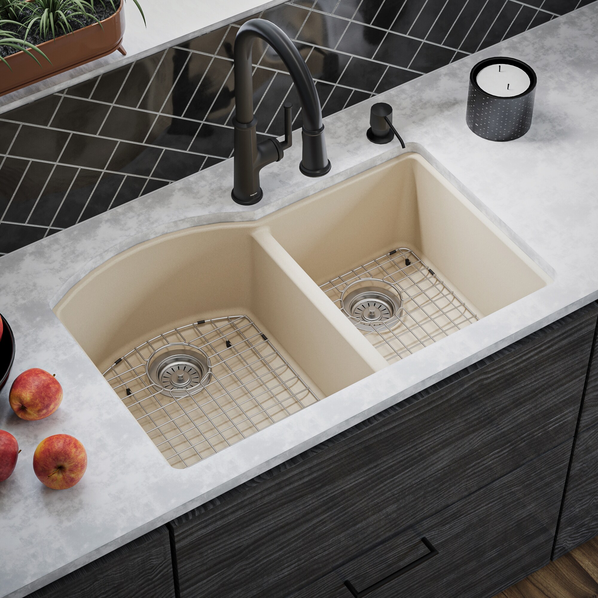 Karran QU-610-BI-PK1 Kitchen-Sinks - View #4