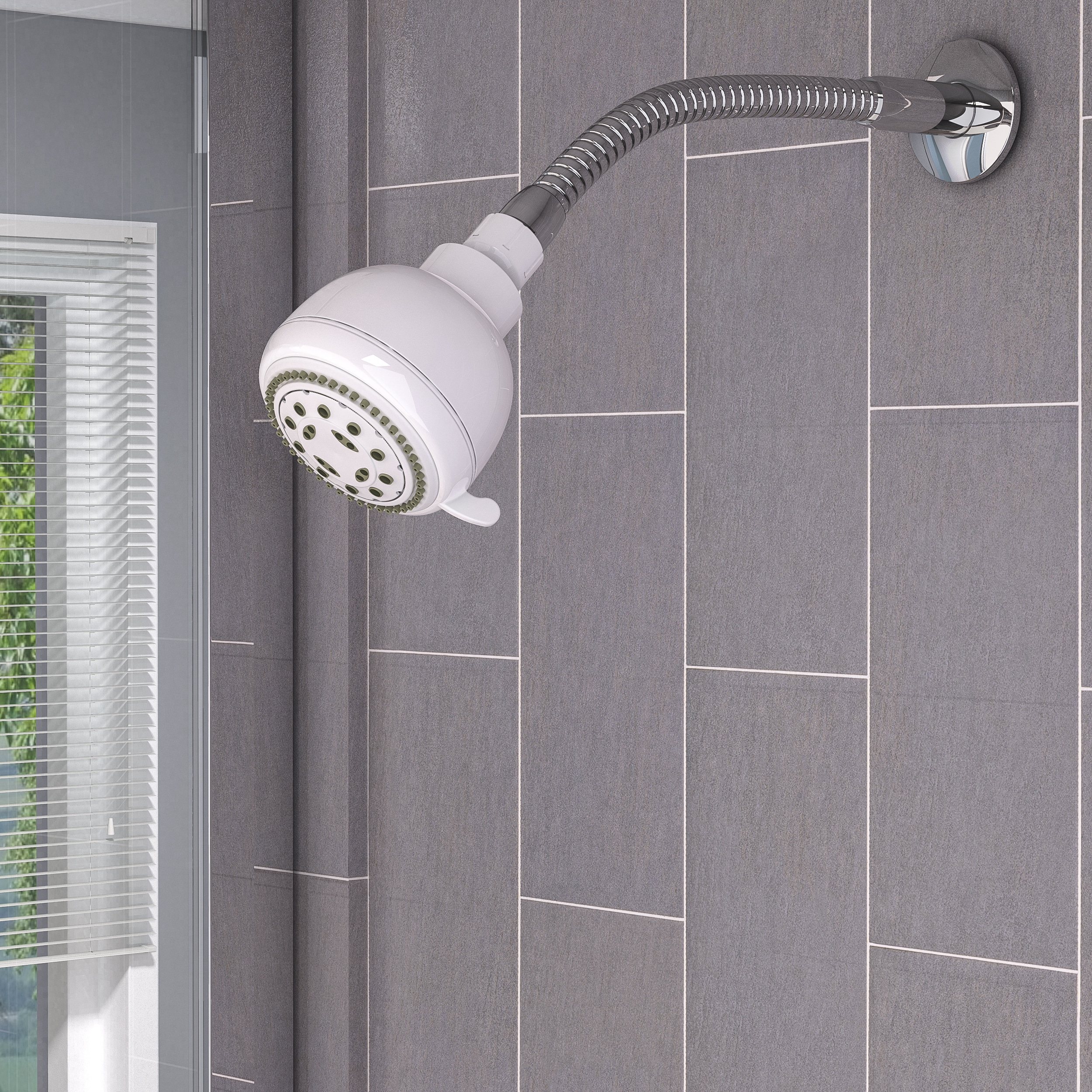 Keeney K701WH Fixed-Showerhead - View #3