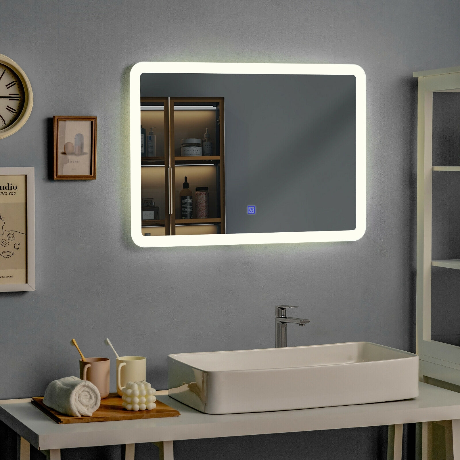 Slickblue D-CO-SU6367AB Framed-Bath-Mirrors - View #3