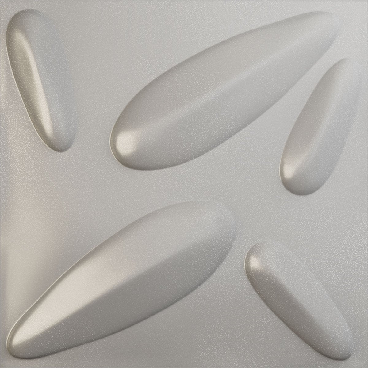 Ekena Millwork WP20X20PLASV 19-5/8-in x 19-5/8-in Embossed Paintable/Stainable Silver PVC Wall Panel (