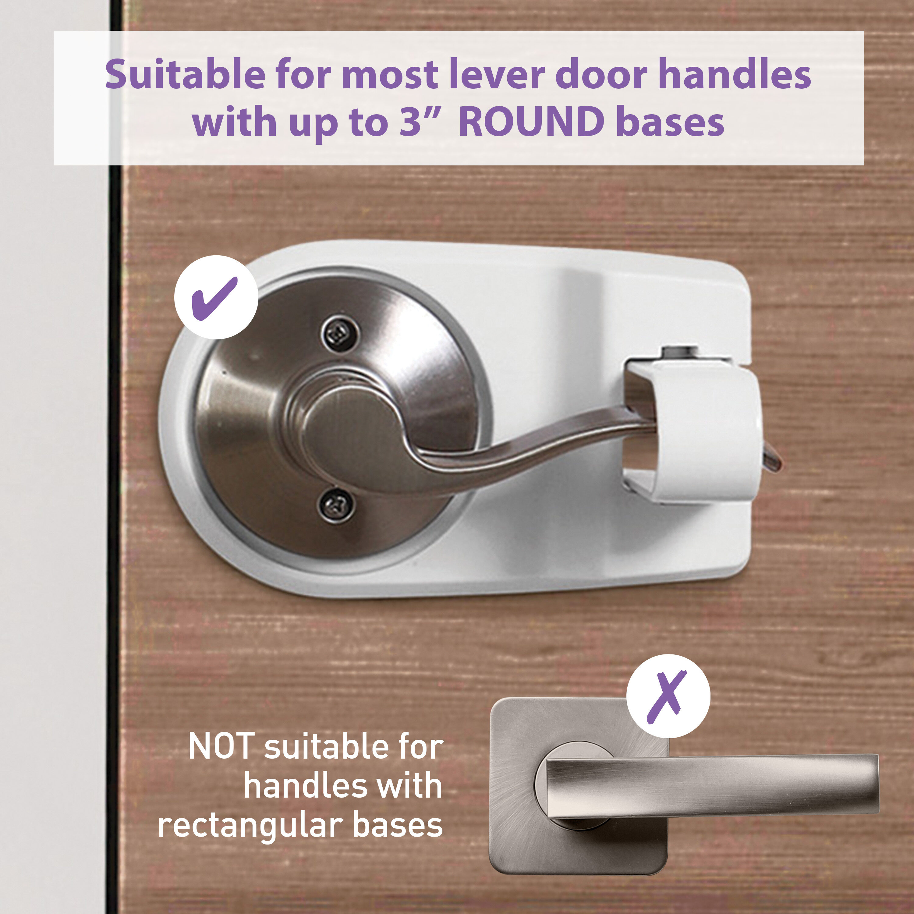 Sliding Cabinet Locks for Child Safety | Baby Proof Your Kitchen, Bathroom, and Storage Doors | Childproof Safety Locks for Knobs and Handles | Easy