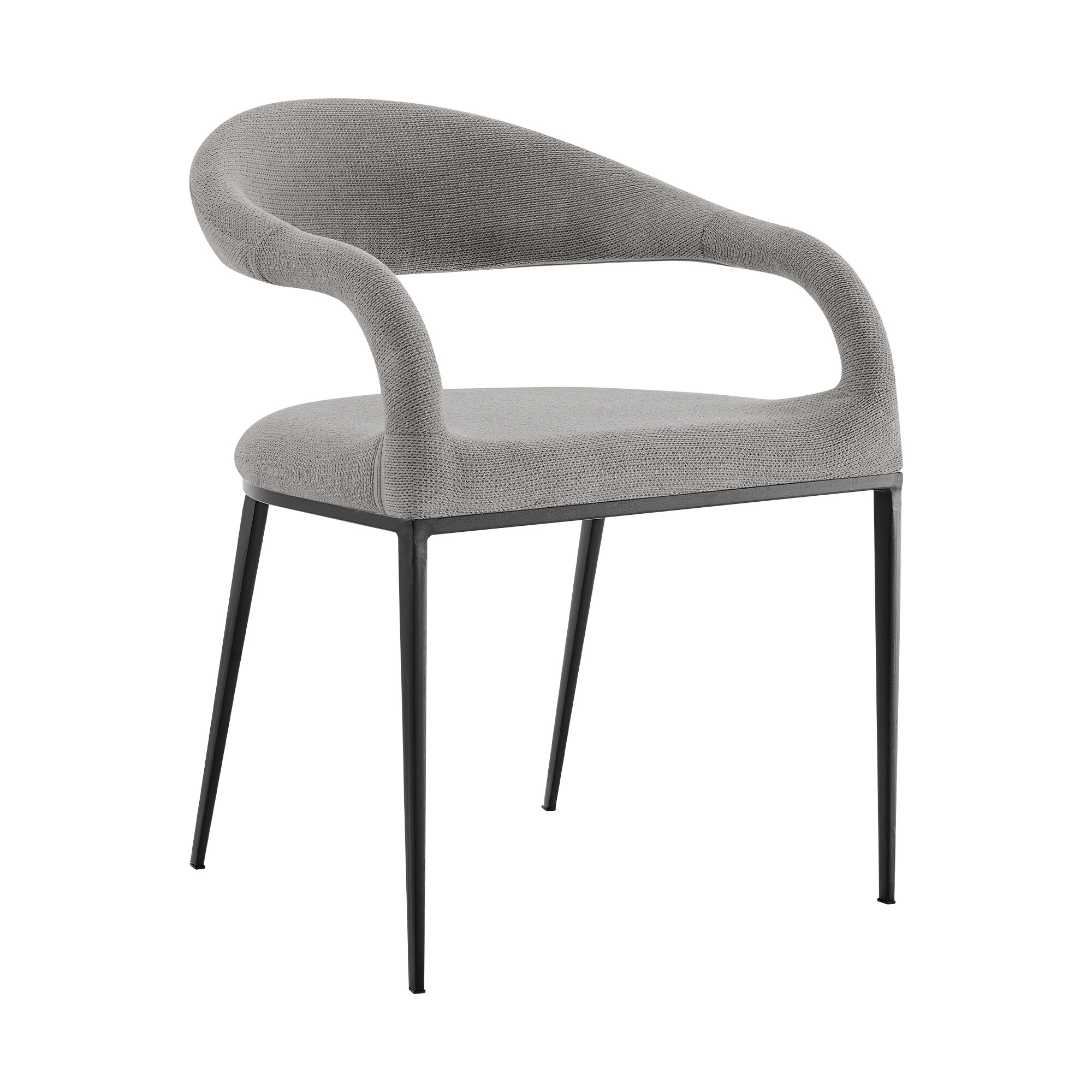 Armen Living LCMOSIBLKLGRY Dining-Chairs - View #9