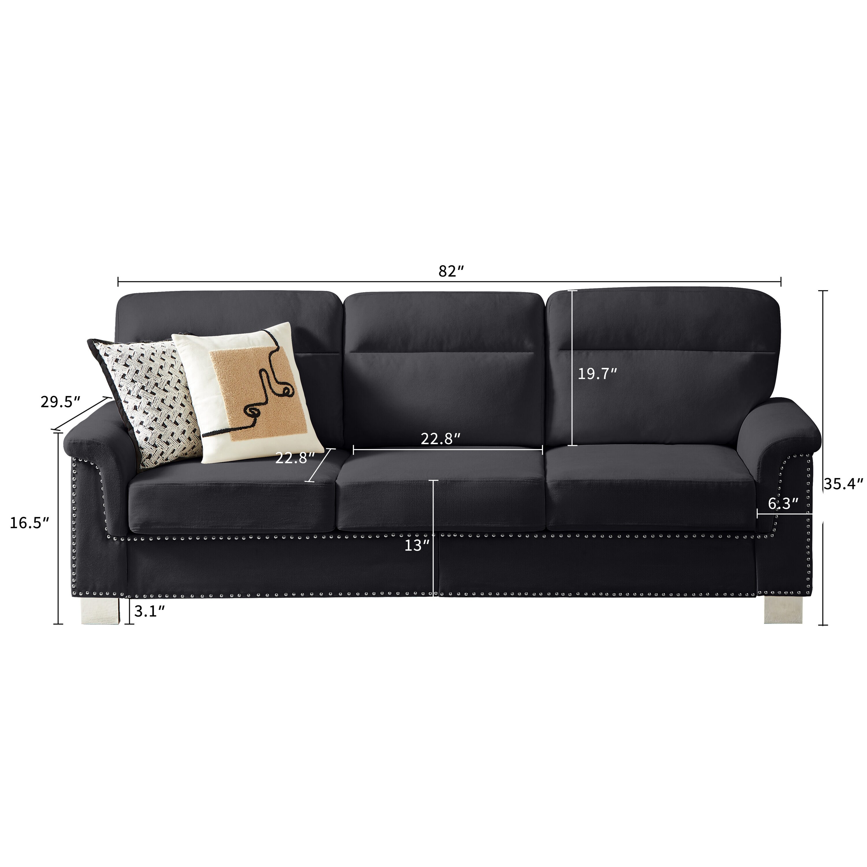 Moda Furnishings MDW1359P386022 Sofas-Loveseats - View #4