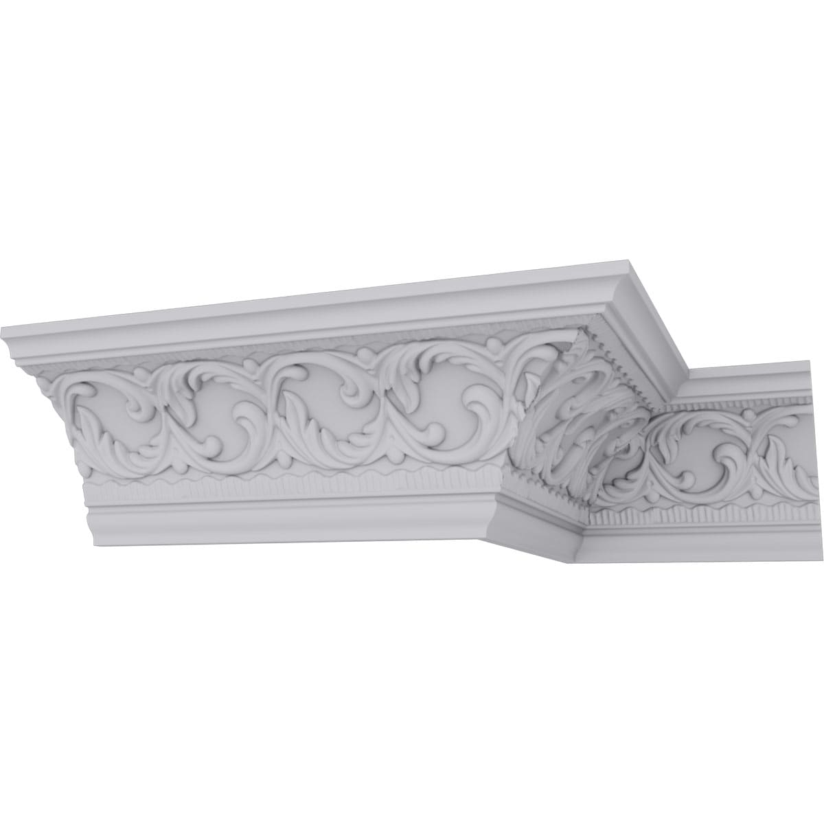 Richmond Ornate White Polyurethane Crown Moulding