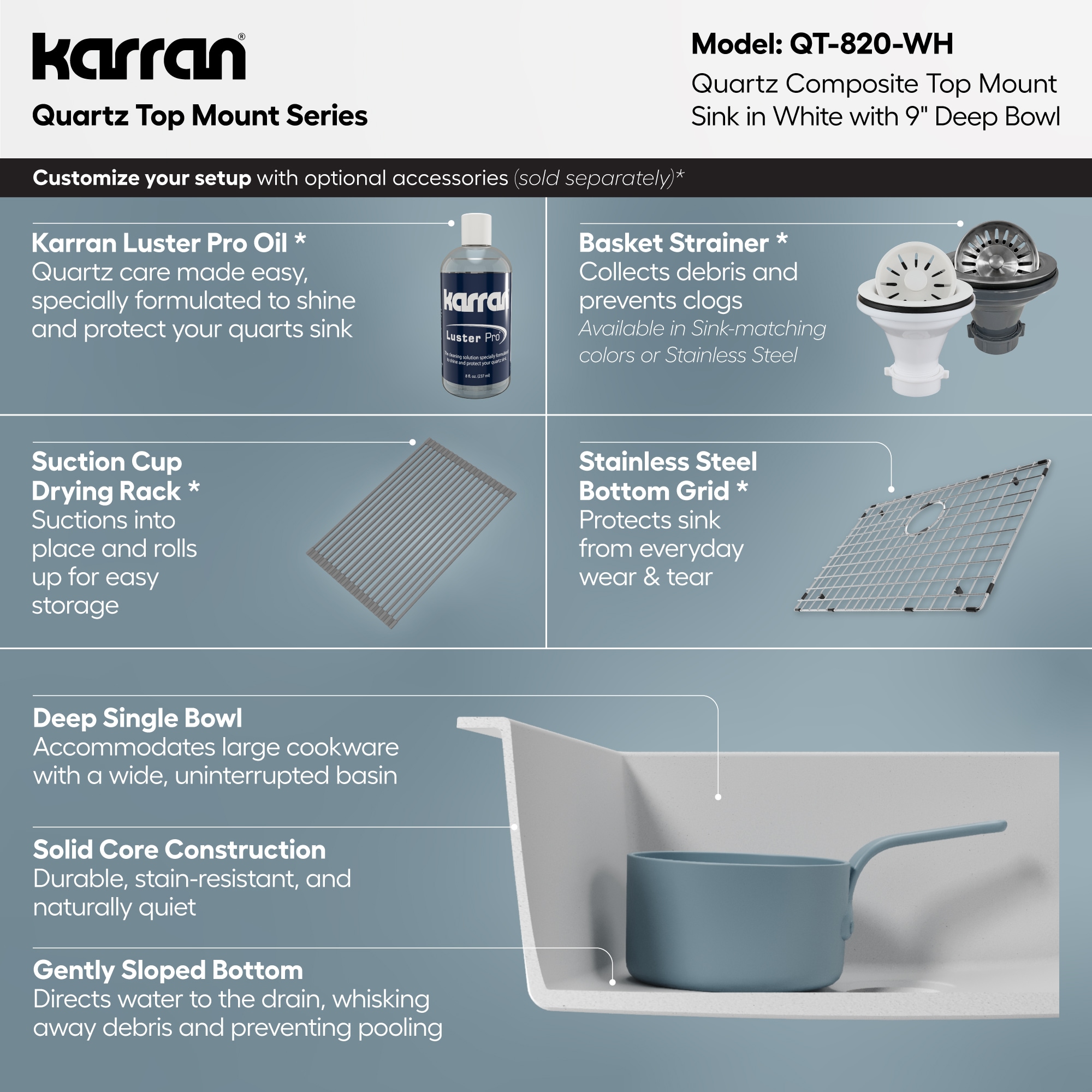 Karran QT-820-WH Kitchen-Sinks - View #6