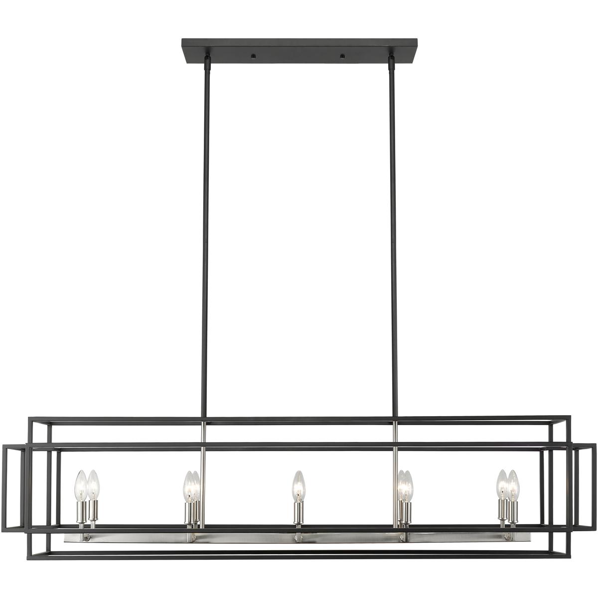 Z-Lite 454-54L-BK-BN Pool-Table-Lighting - View #2