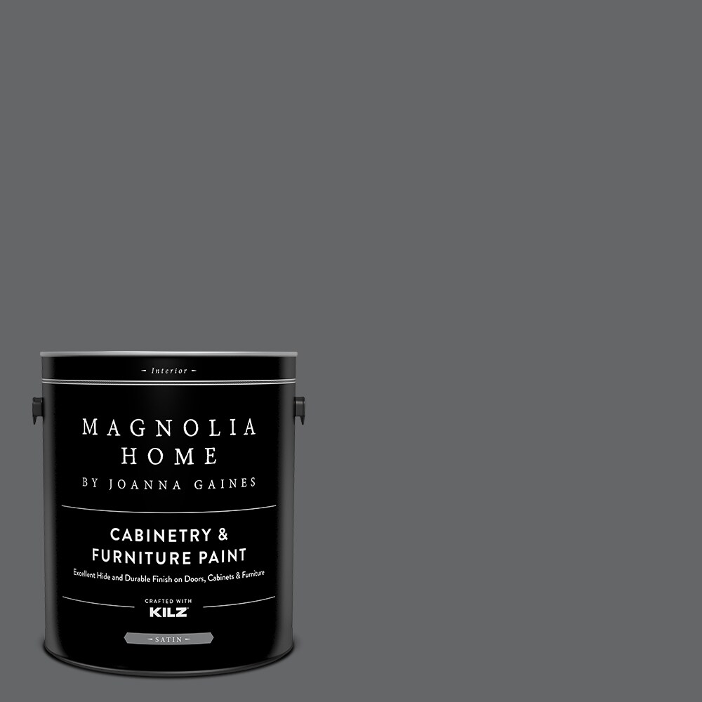 Magnolia Home MAG131-4141123  by Joanna Gaines Satin Autumn Gray MAG131 Tintable Cabinet Furniture Paint Enamel ( 1-gallon )