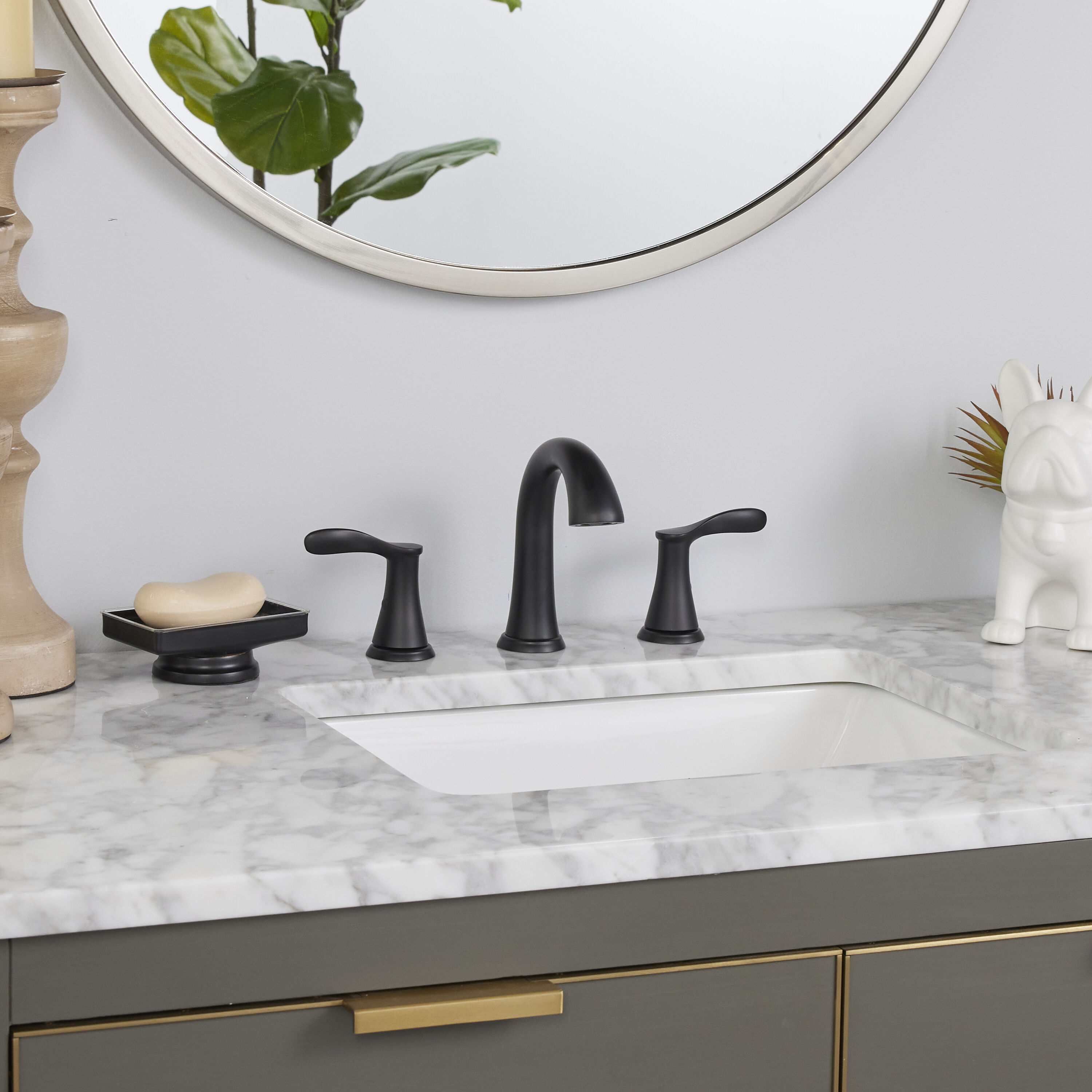allen + roth FW6AC021BL Lavatory-Faucets - View #5