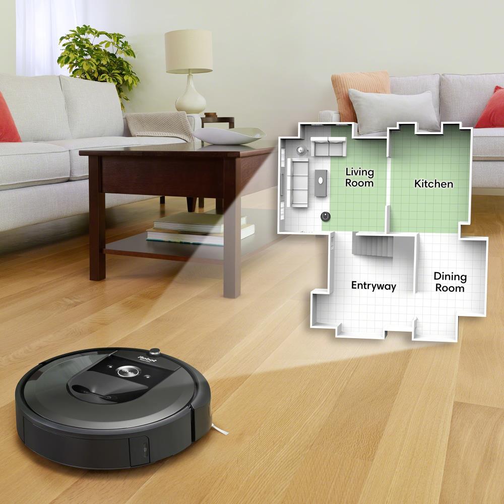 iRobot Roomba i7+ Robot Aspirador Medium Silver + Estación de Vaciado  Automático Clean Base, PcComp