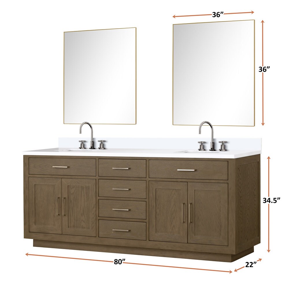 Lexora LVGI80DR211 Bath-Vanity-Combo - View #6