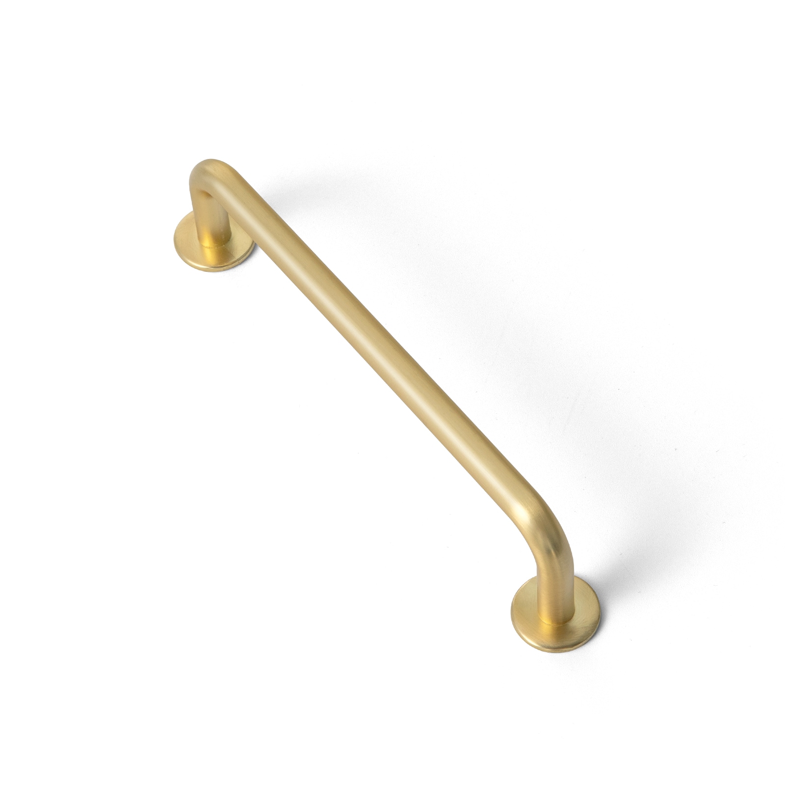 Miaokesen 9338TLS-128 5-1/16-in , 128mm Center to Center Light Brushed Brass Cylindrical Handle 6 -Pack