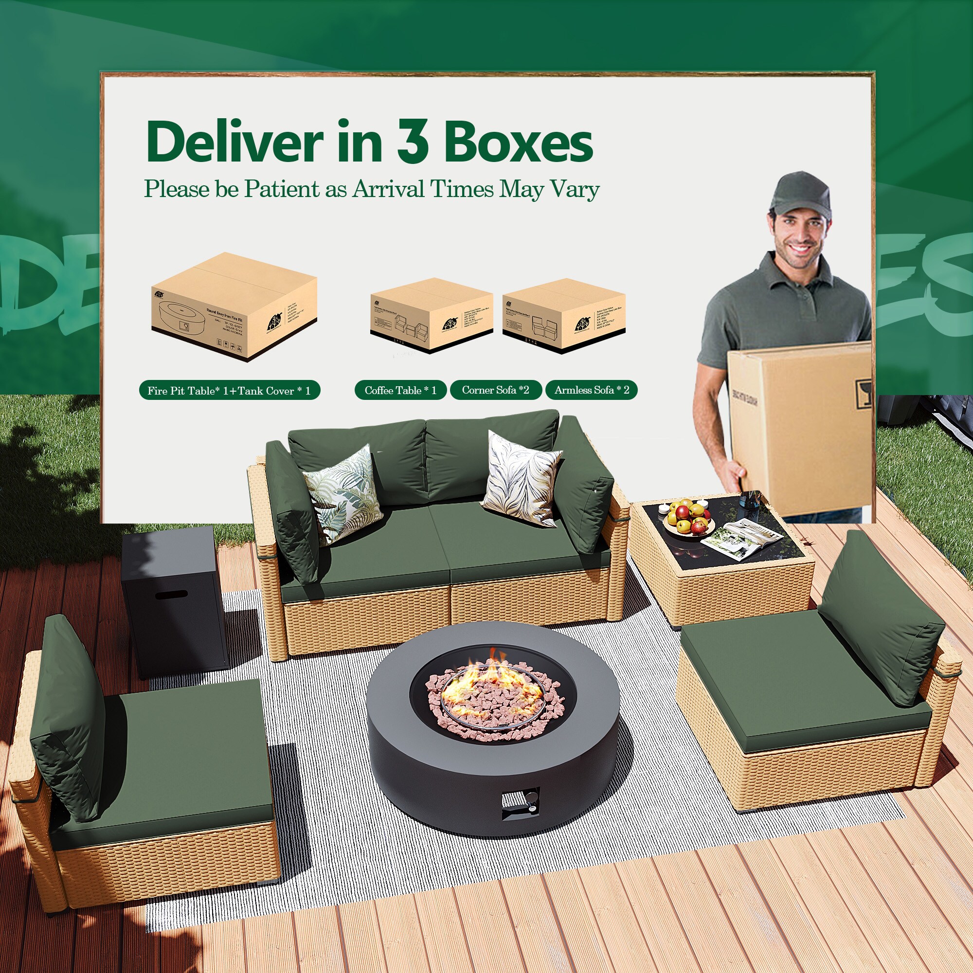 Patio Watcher LS-RT5-KD42DK-Y2 Patio-Conversation-Sets - View #8