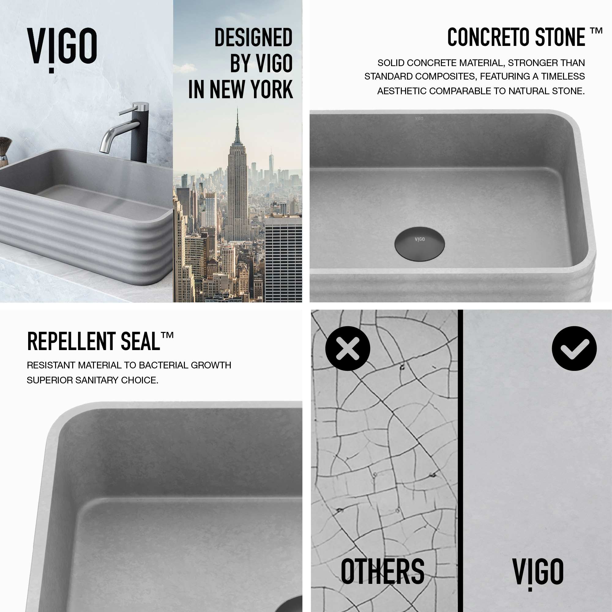 VIGO VGT2104 Bath-Sink - View #5