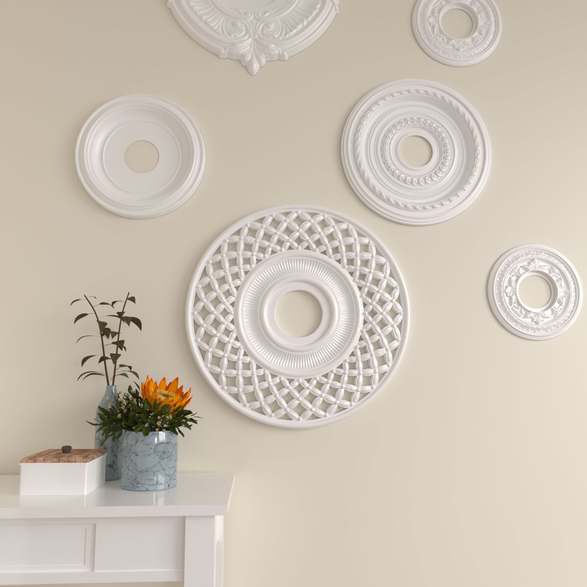 Ekena Millwork CM22RB Ceiling-Medallions - View #5