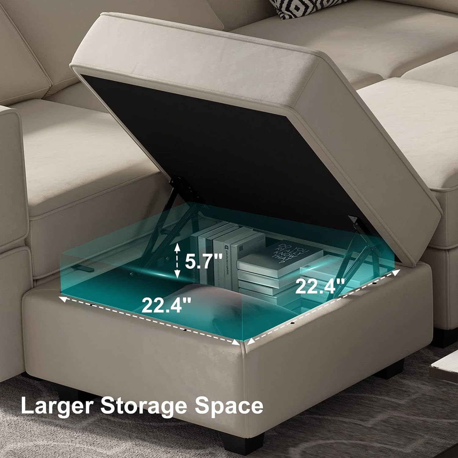 Belffin BF196-A5BC-GRAY futons - View #5