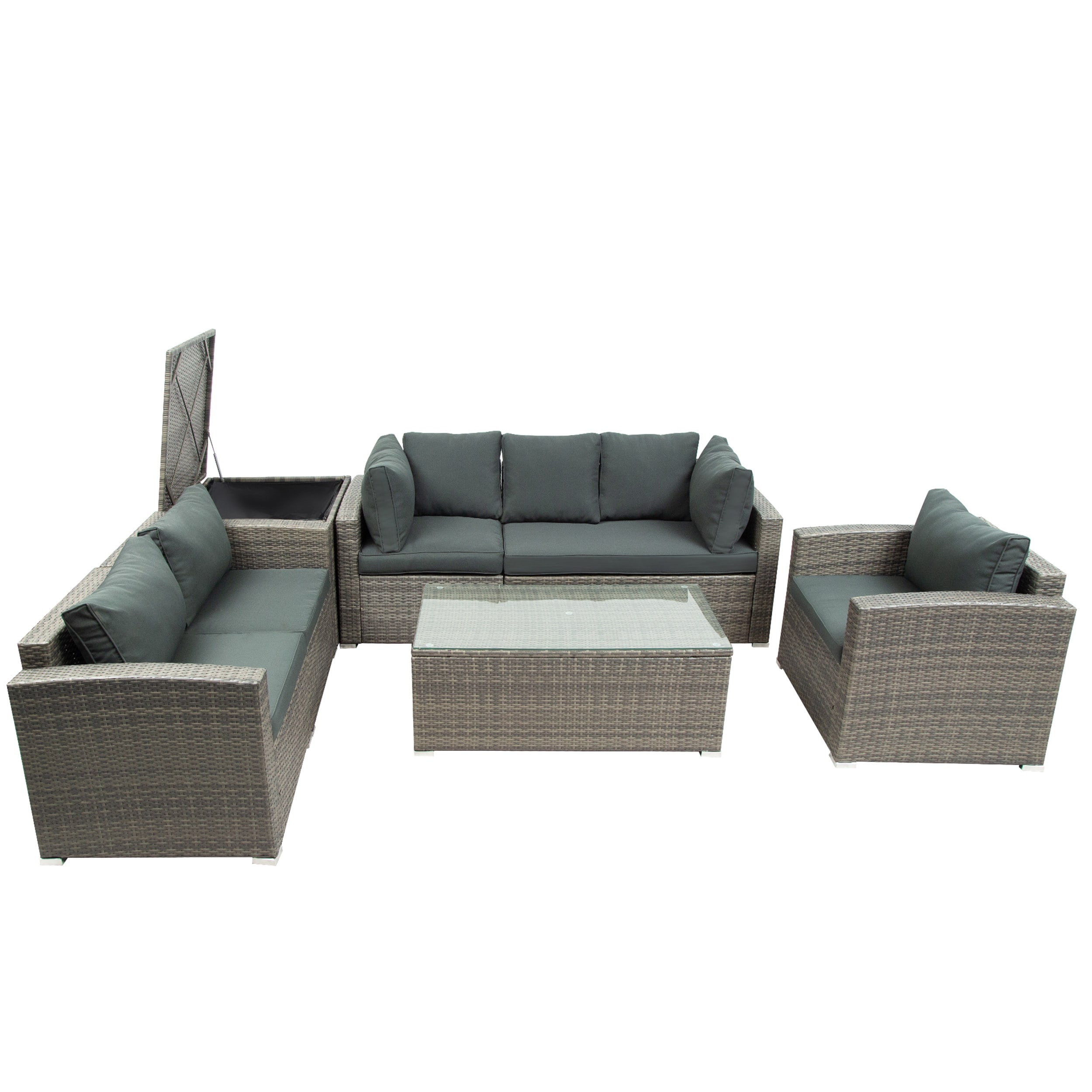 Clihome GOCH-FL1207AAK Patio-Conversation-Sets - View #3