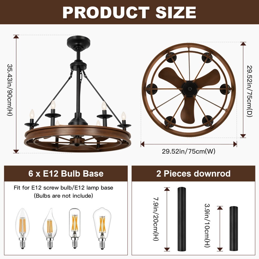 Ltemziiy A01-015-WN Ceiling-Fans - View #7
