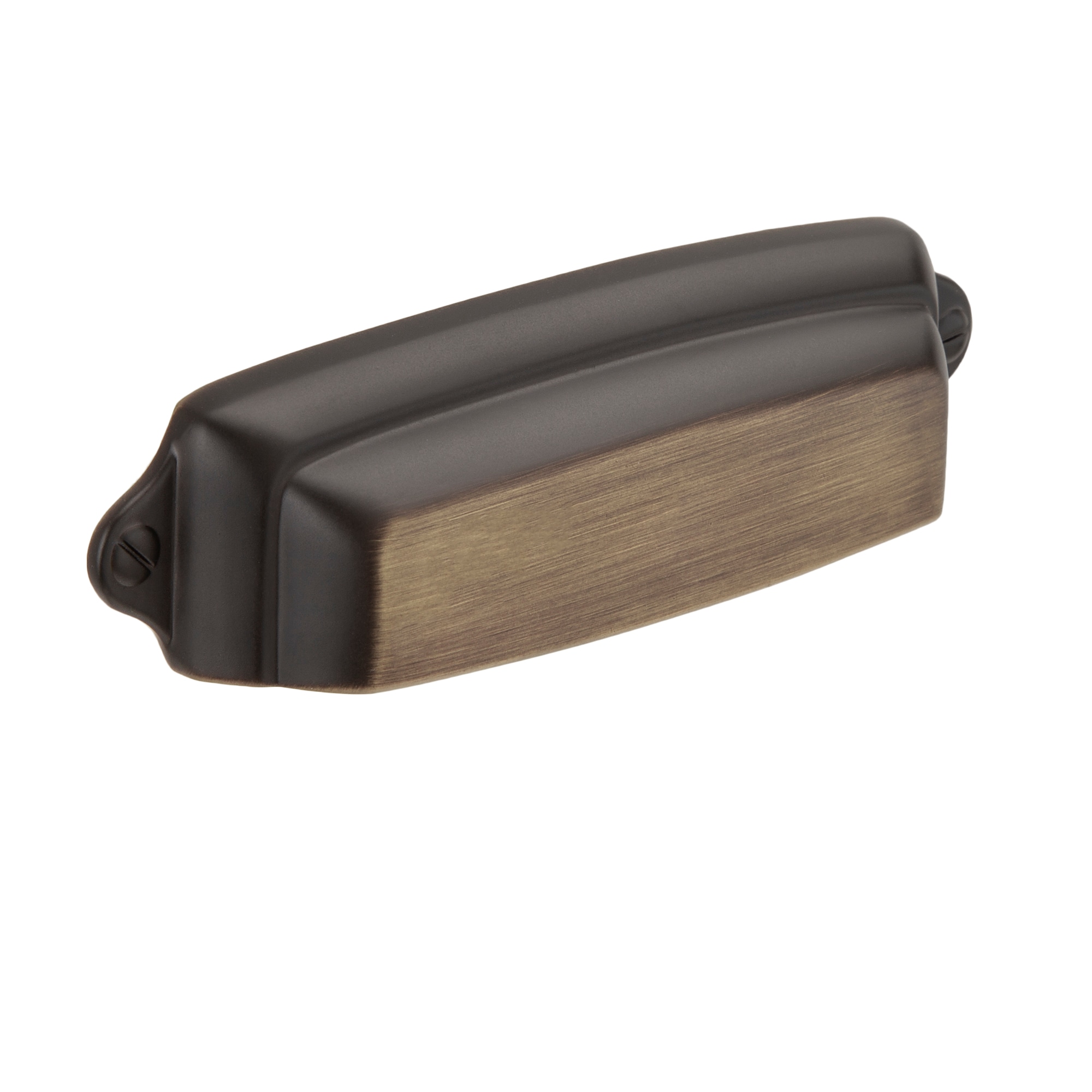 Sumner Street Home Hardware Grayson 2-1/2-in Center to Center Satin Nickel Rectangular Cup Drawer Pull