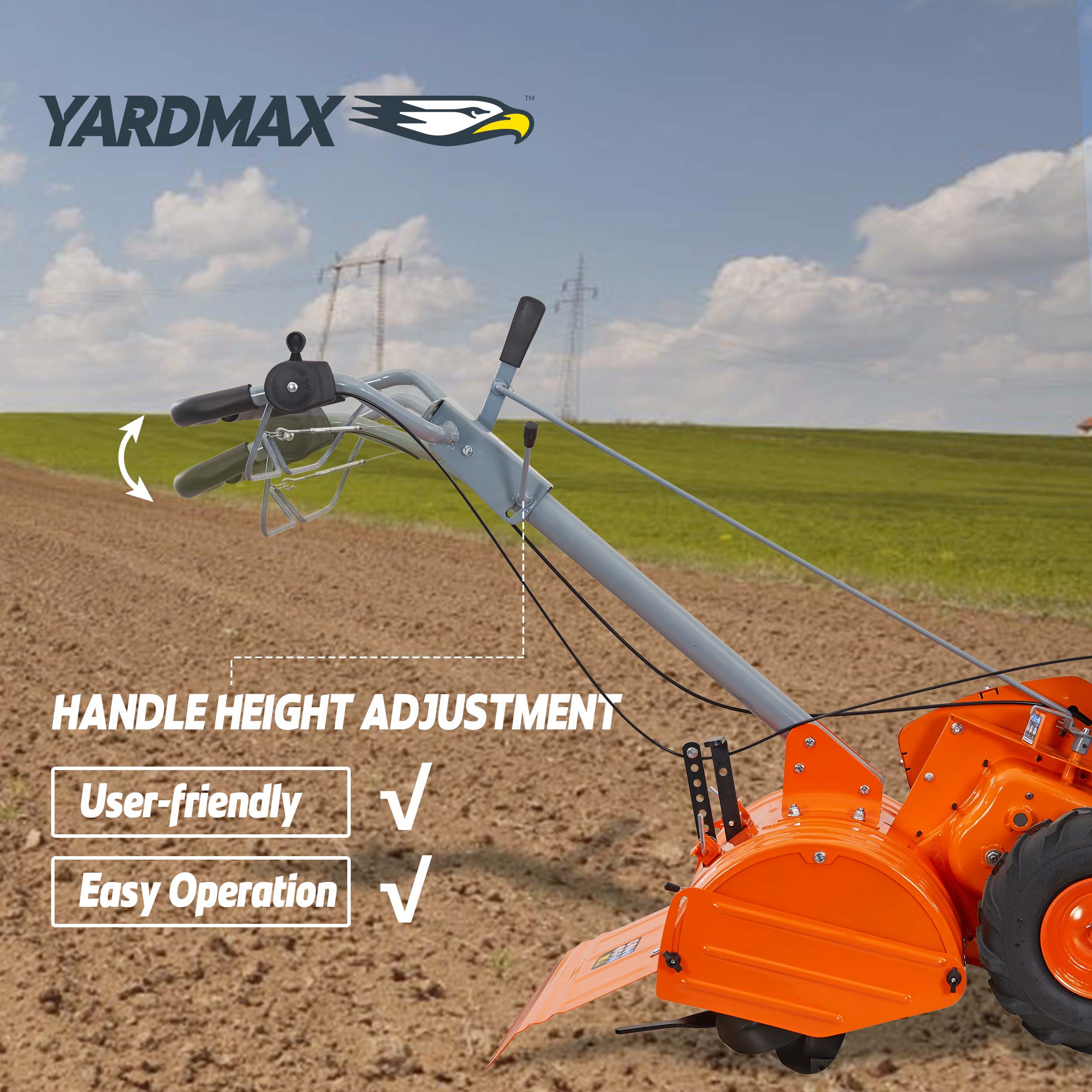 YARDMAX YT4565 tillers - View #10