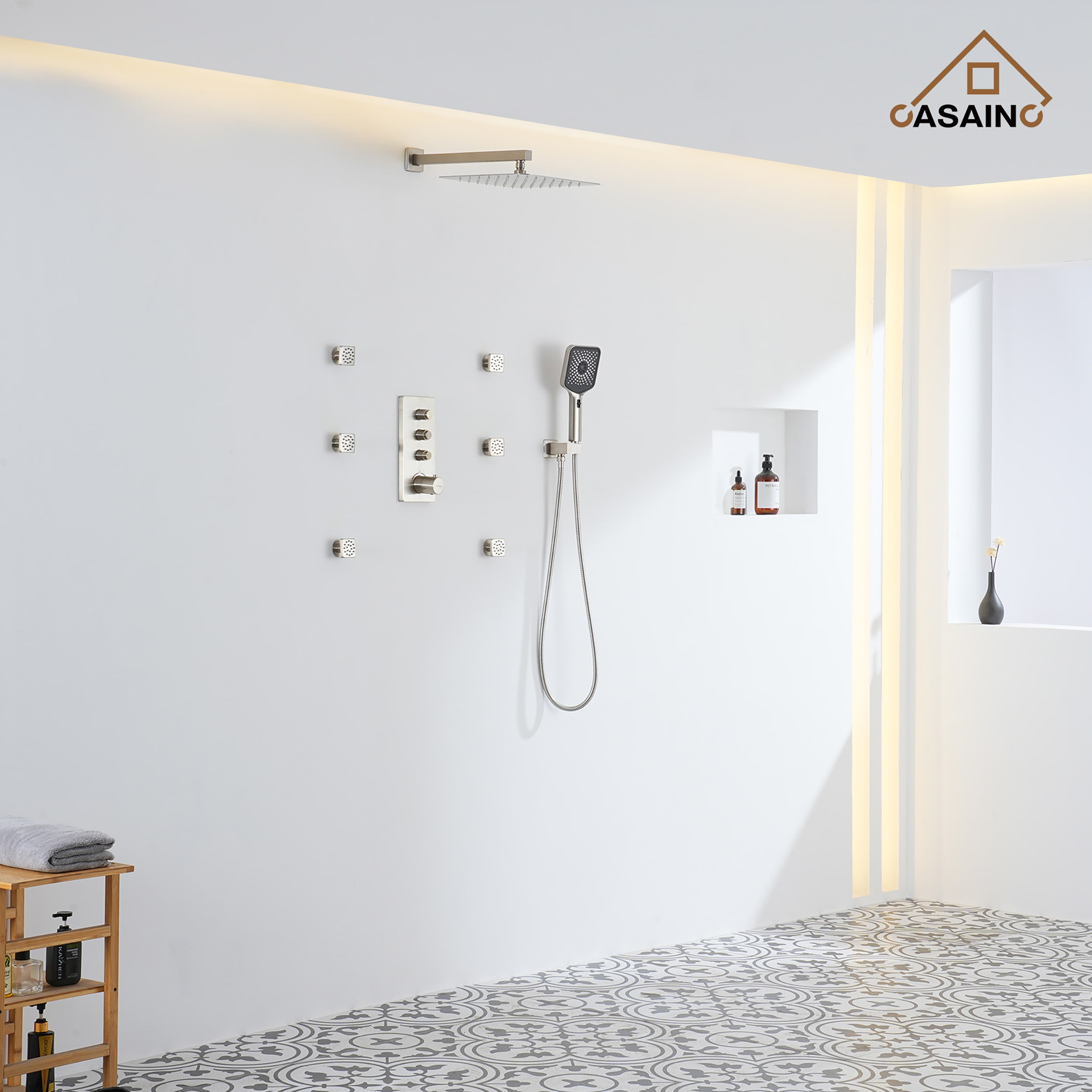 CASAINC CA-102009BV-1 Showerhead-Bar-Panels - View #3