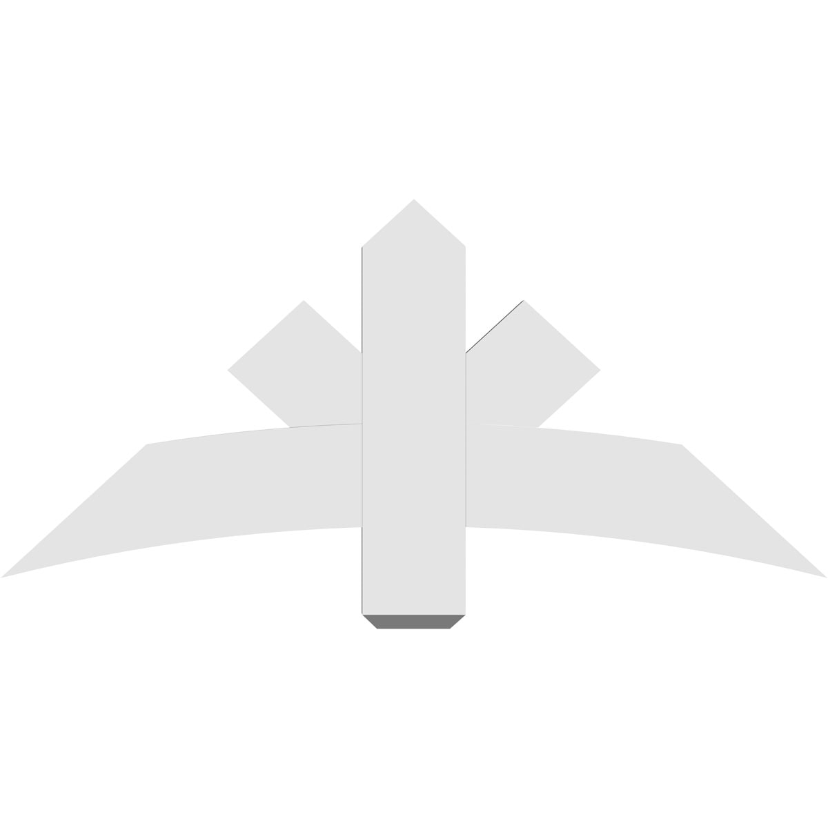 Ekena Millwork GBP048X22X0206ALB00 Exterior-Brackets-Braces - View #4