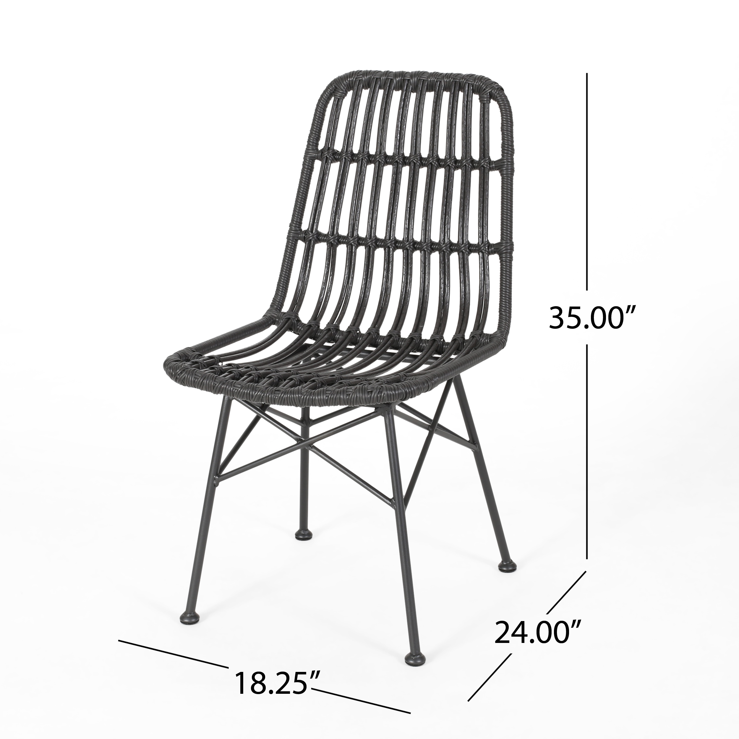 ModernLuxe L-65487.00GRY Patio-Chairs - View #2