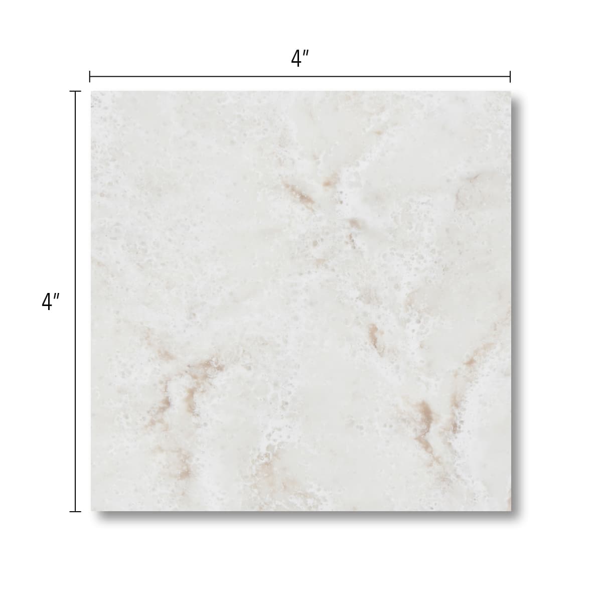 Allen Roth Celestial Solid Surface White Kitchen Countertop Sample 4