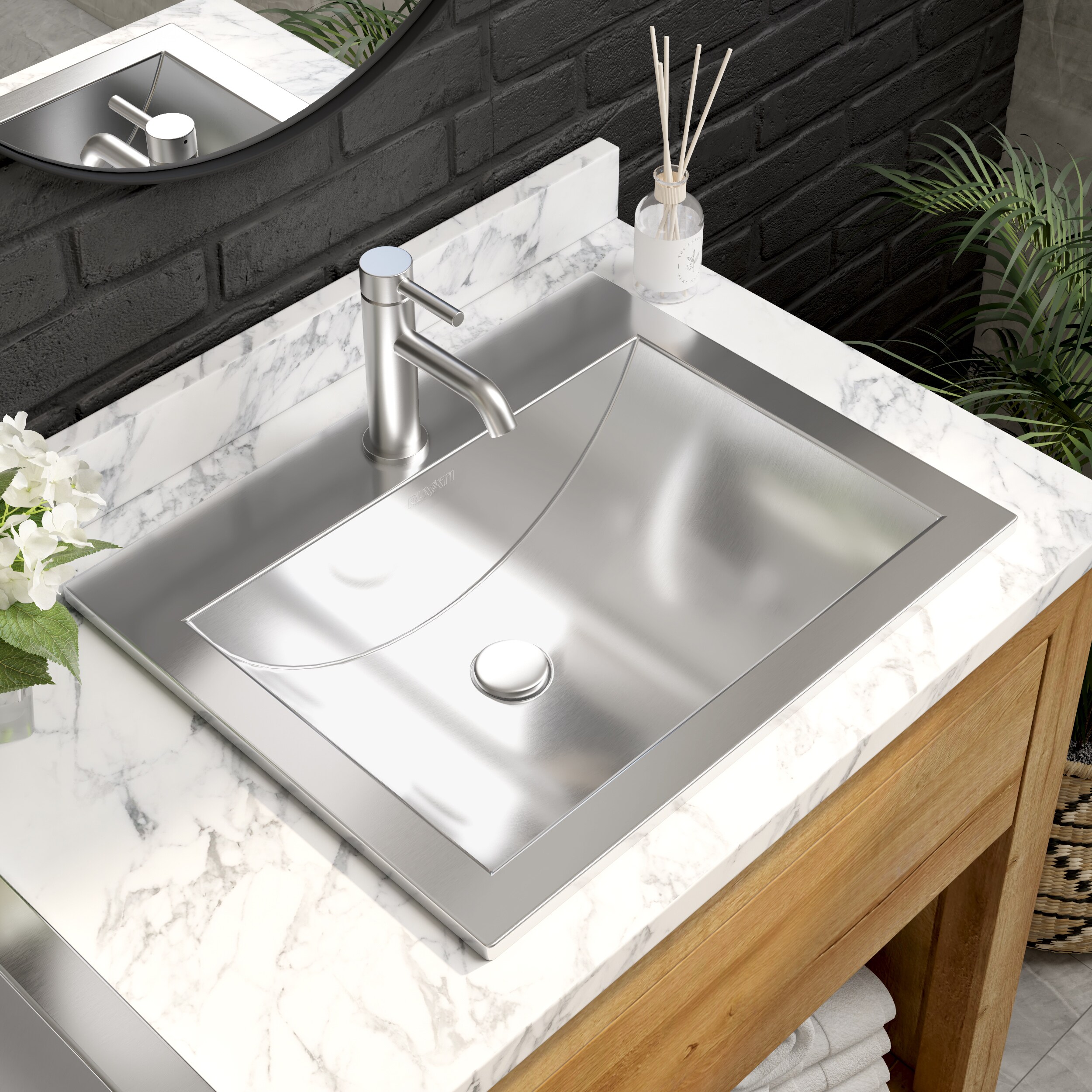 Ruvati RVH5110ST Bath-Sink - View #4