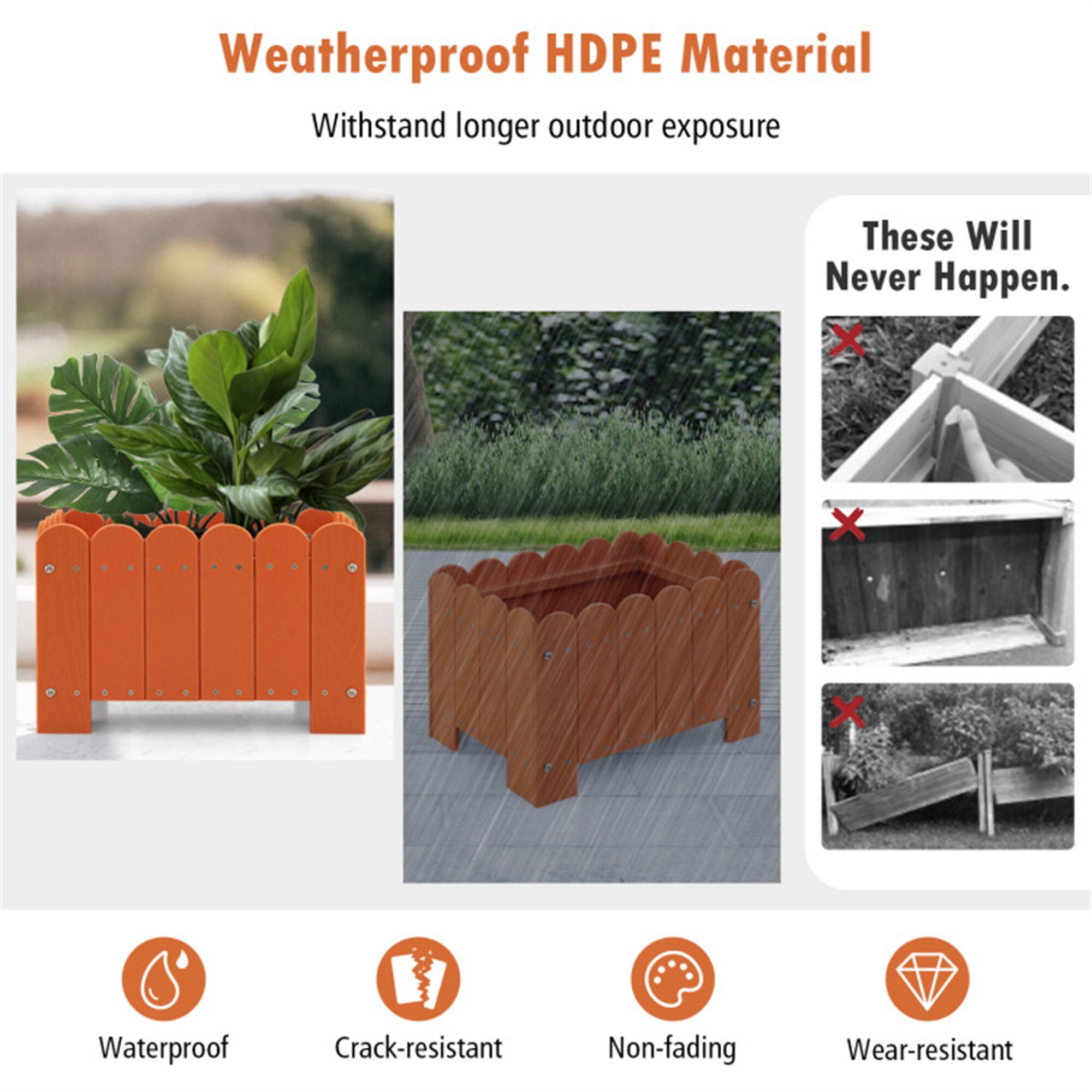 BABOOM BOM-116YW-2-CO Raised-Planter-Boxes - View #6