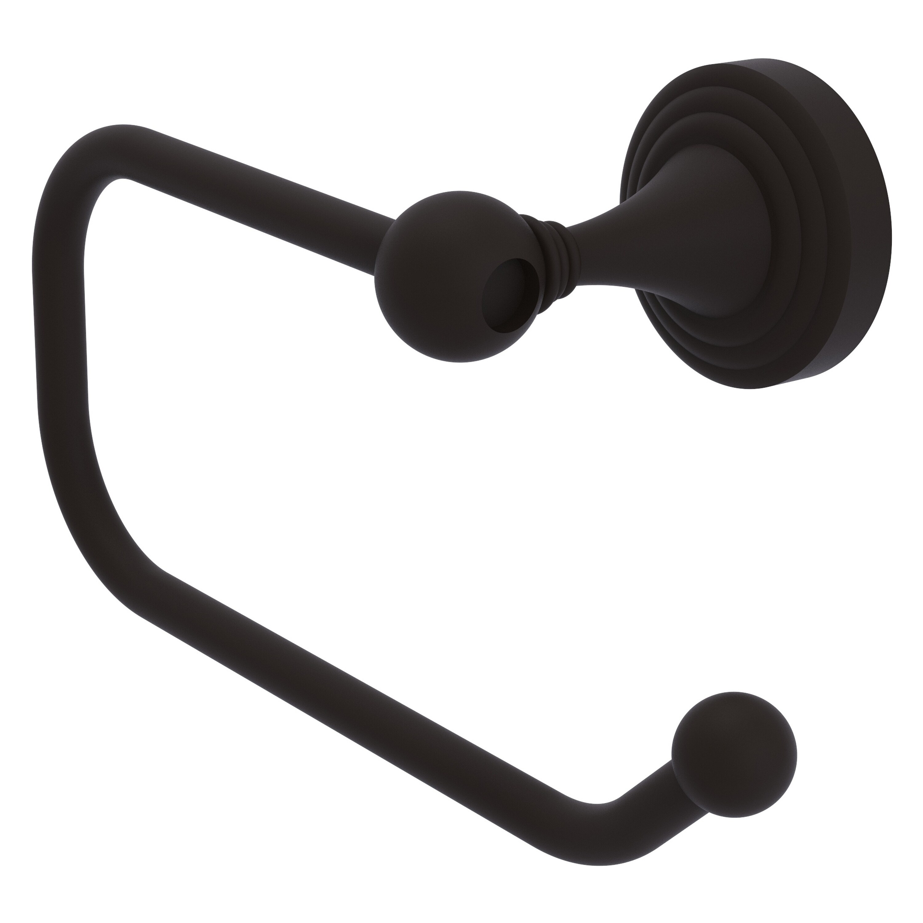 Allied Brass SG-24E-ORB Sag Harbor Oil-rubbed Bronze Wall mount Single post Toilet Paper Holder 1 -Rolls