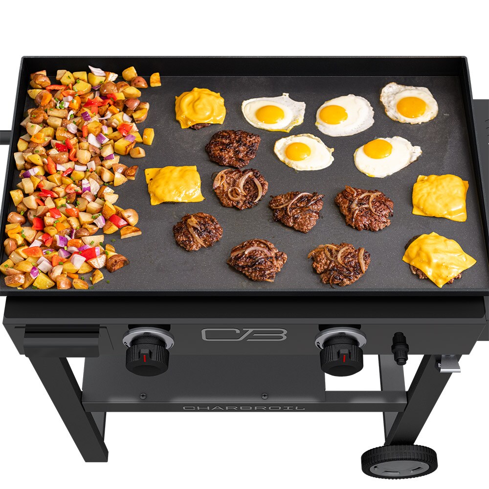 Char-Broil 28-in Performance Griddle 2-Burner Liquid Propane Flat Top Grill