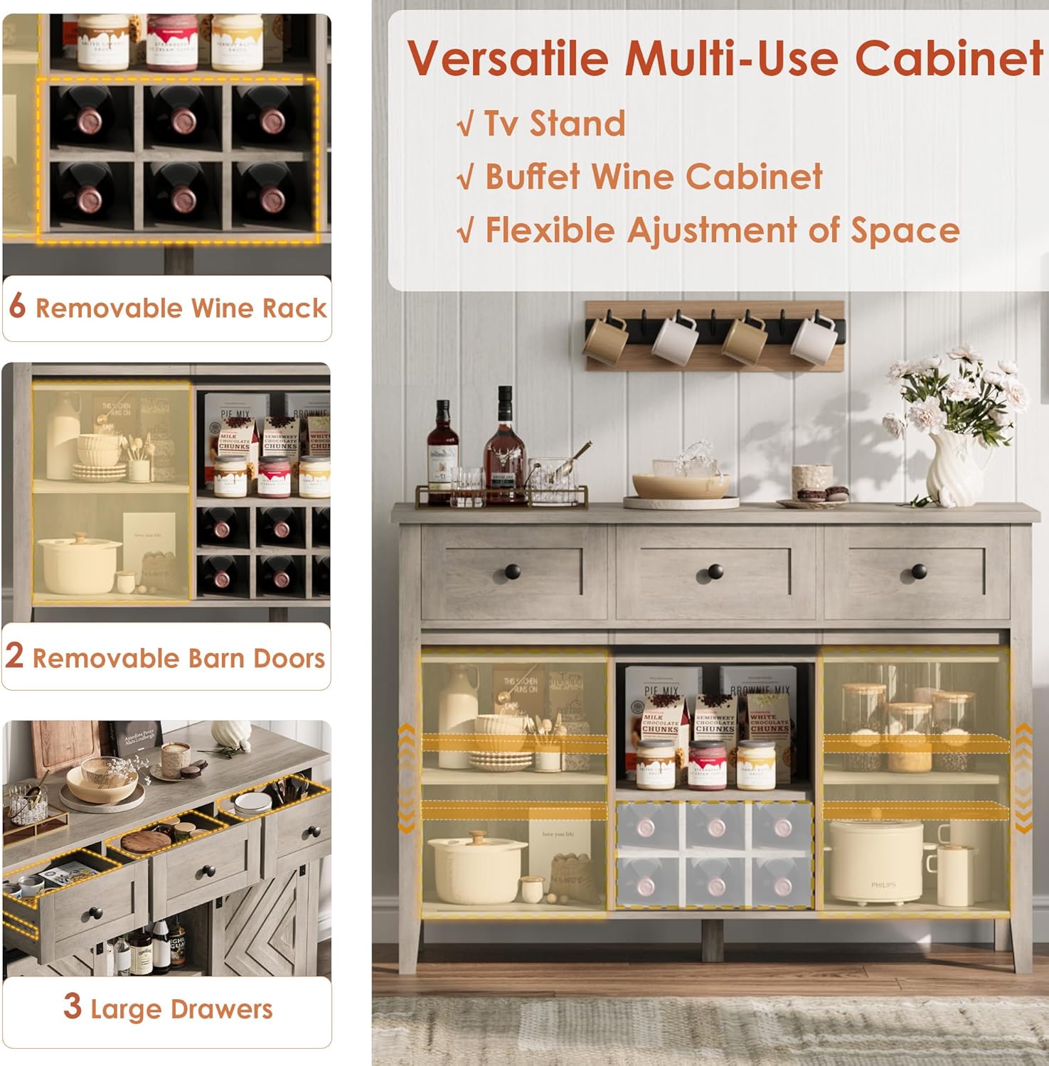 Qeetex AWEPHK339BTP54 Cabinets-Kitchen - View #4