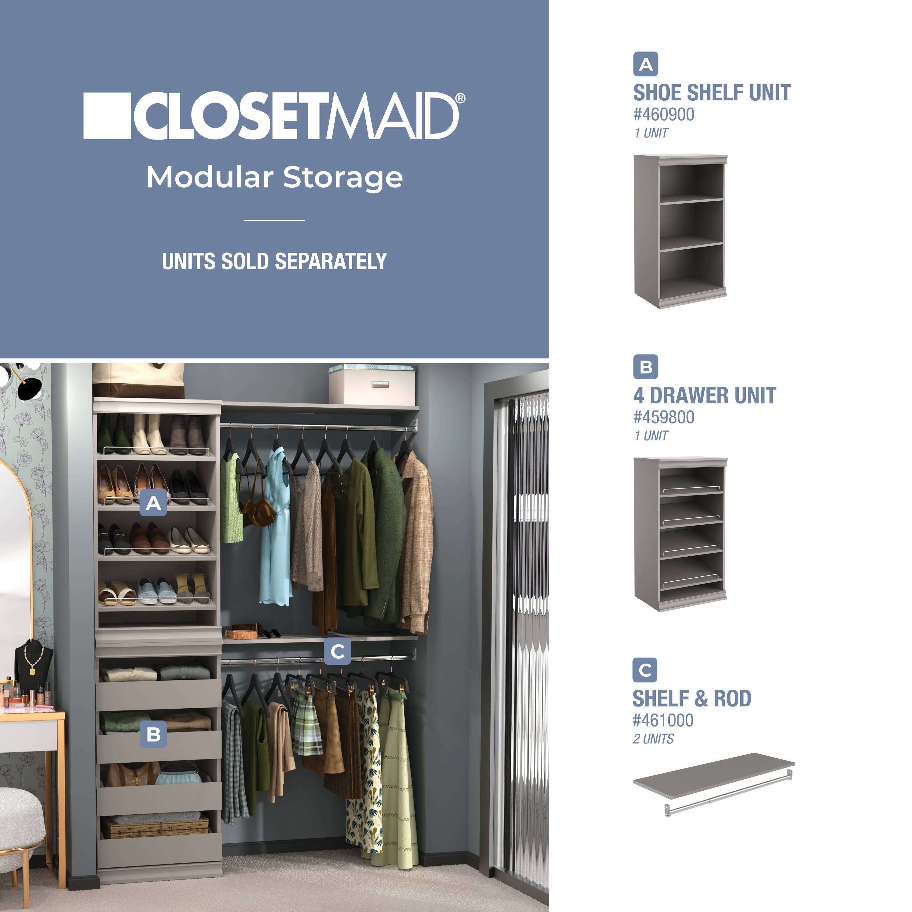 ClosetMaid 459800 Wood-Closet-Tower - View #12