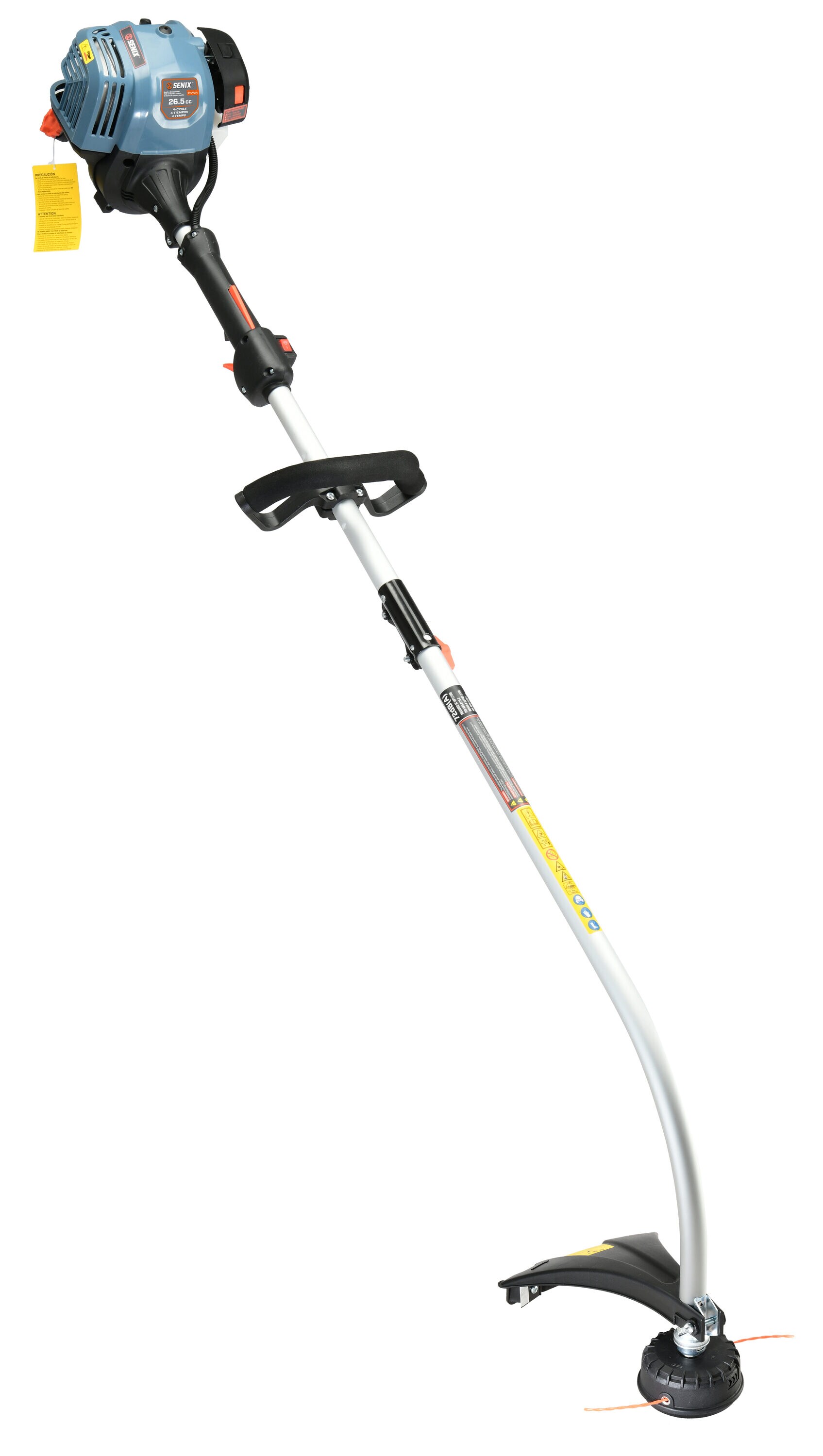 SENIX 4QL 26.5-cc 4-cycle 17-in Curved Shaft Attachment Capable Gas String Trimmer