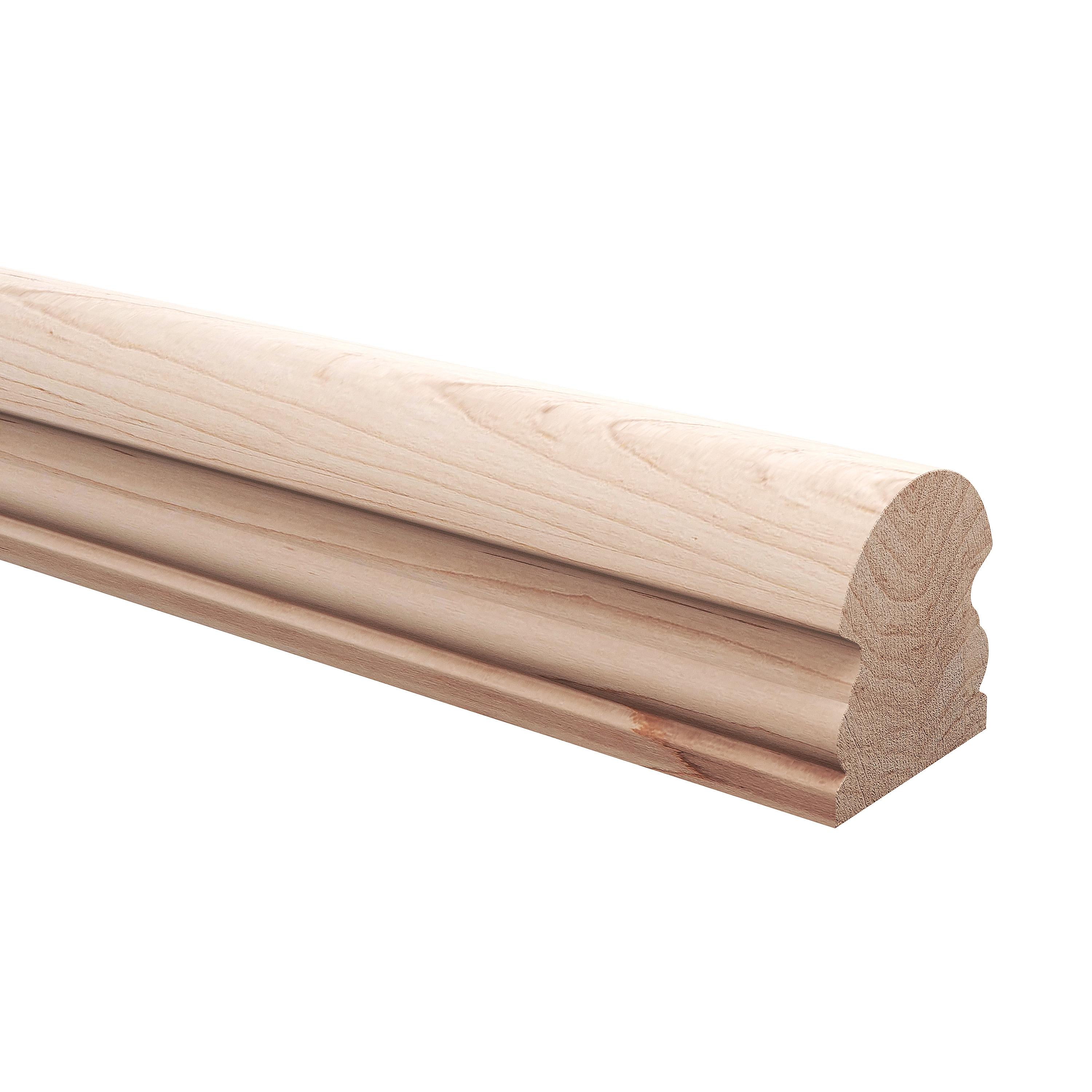 Crown Heritage 2.625-in x 96-in Unfinished Wood Maple Interior Handrail