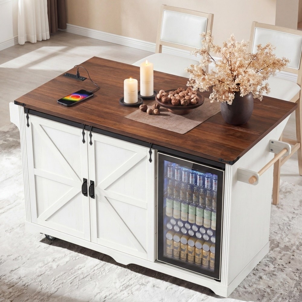 Coolbibila HIO-ISLAND-WHITE Kitchen-Furniture - View #2