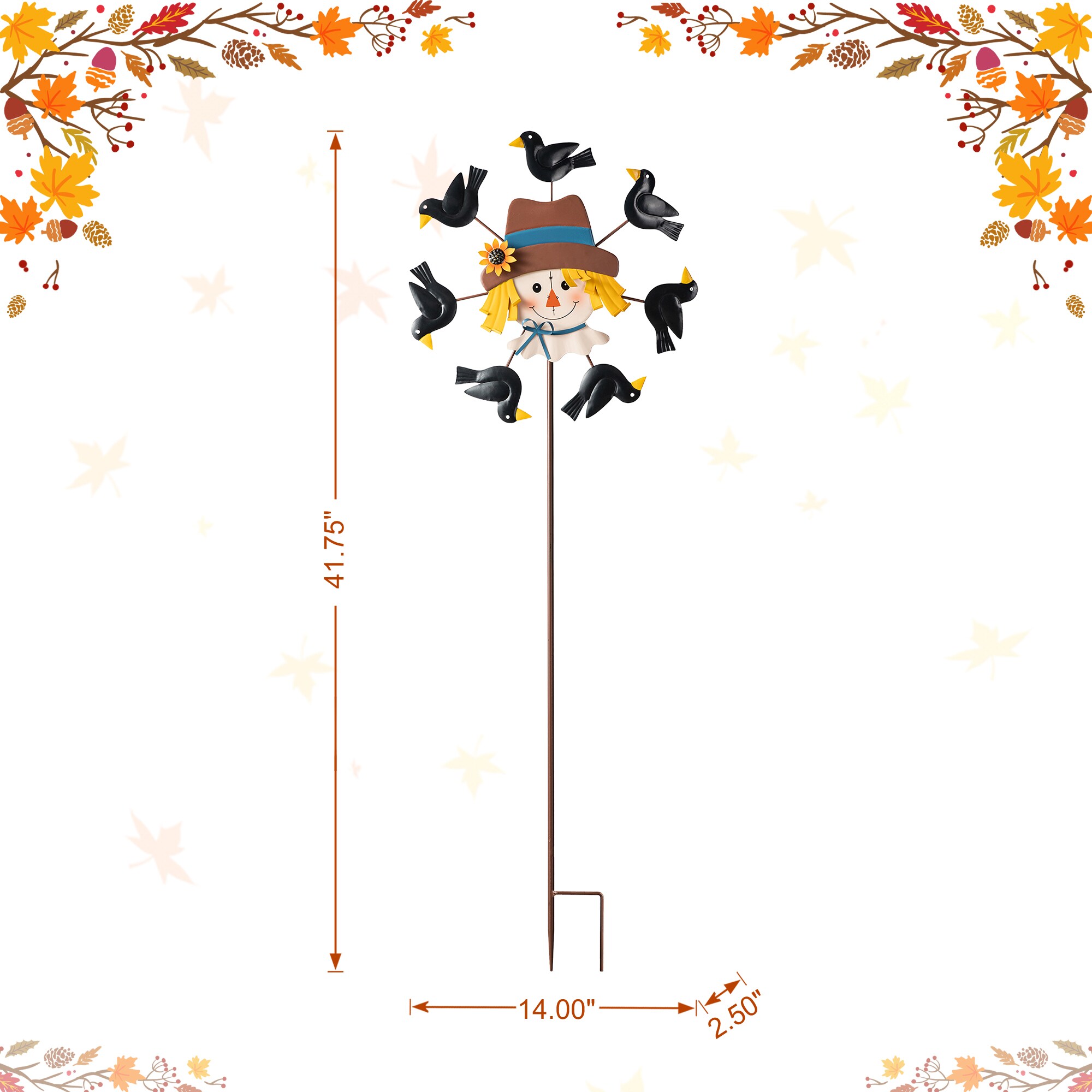 Glitzhome 2006200037 Outdoor-Thanksgiving-Decor - View #6