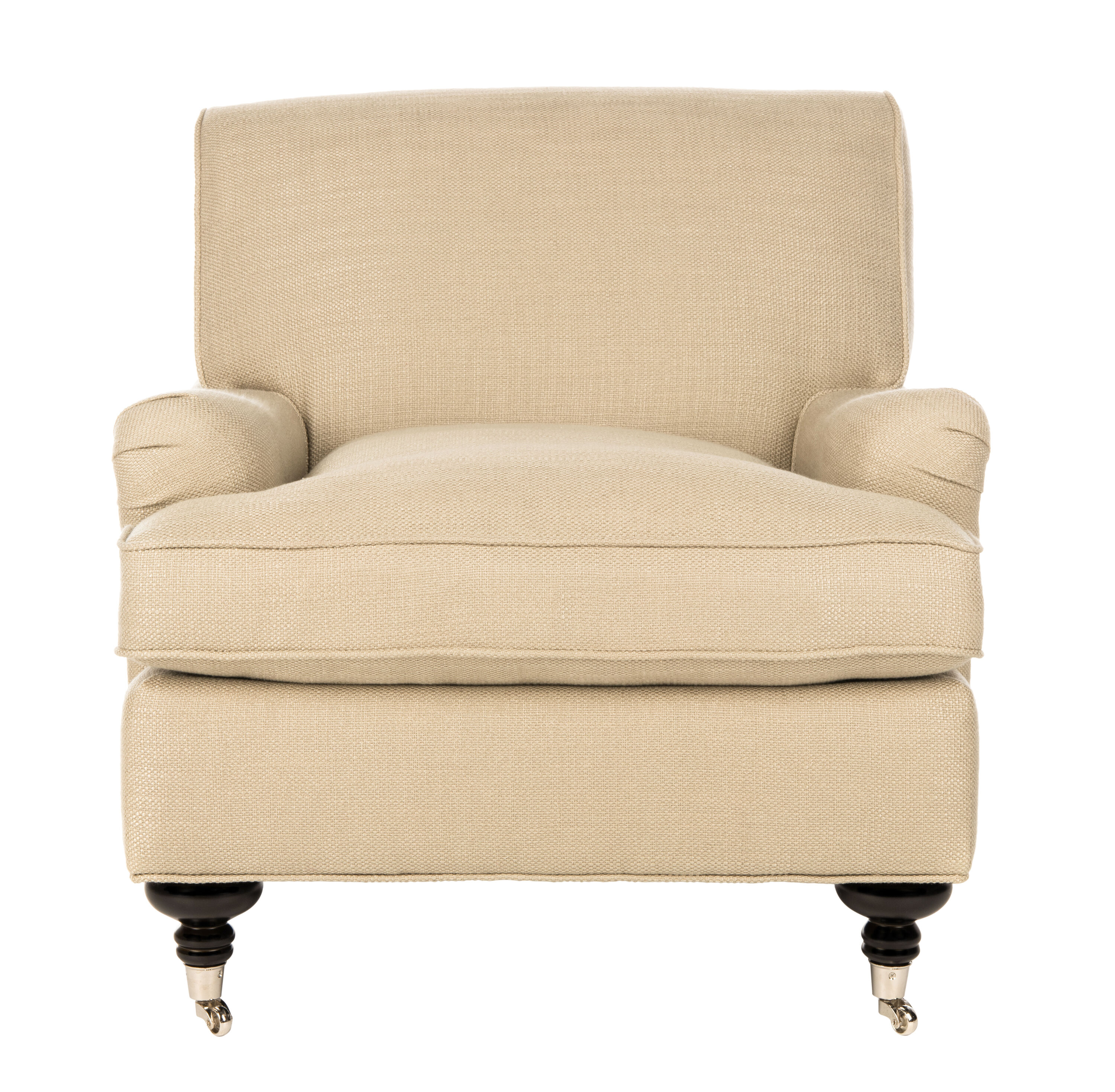 Safavieh Chloe Casual Antique Gold Accent Chair at Lowes.com