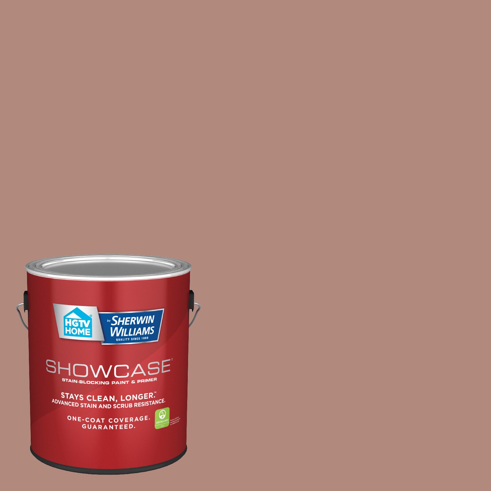 HGTV HOME by Sherwin-Williams 1007-9C-935235 Showcase Satin Canyon Earth 1007-9C Latex Interior Paint Paint + Primer ( 1-gallon )