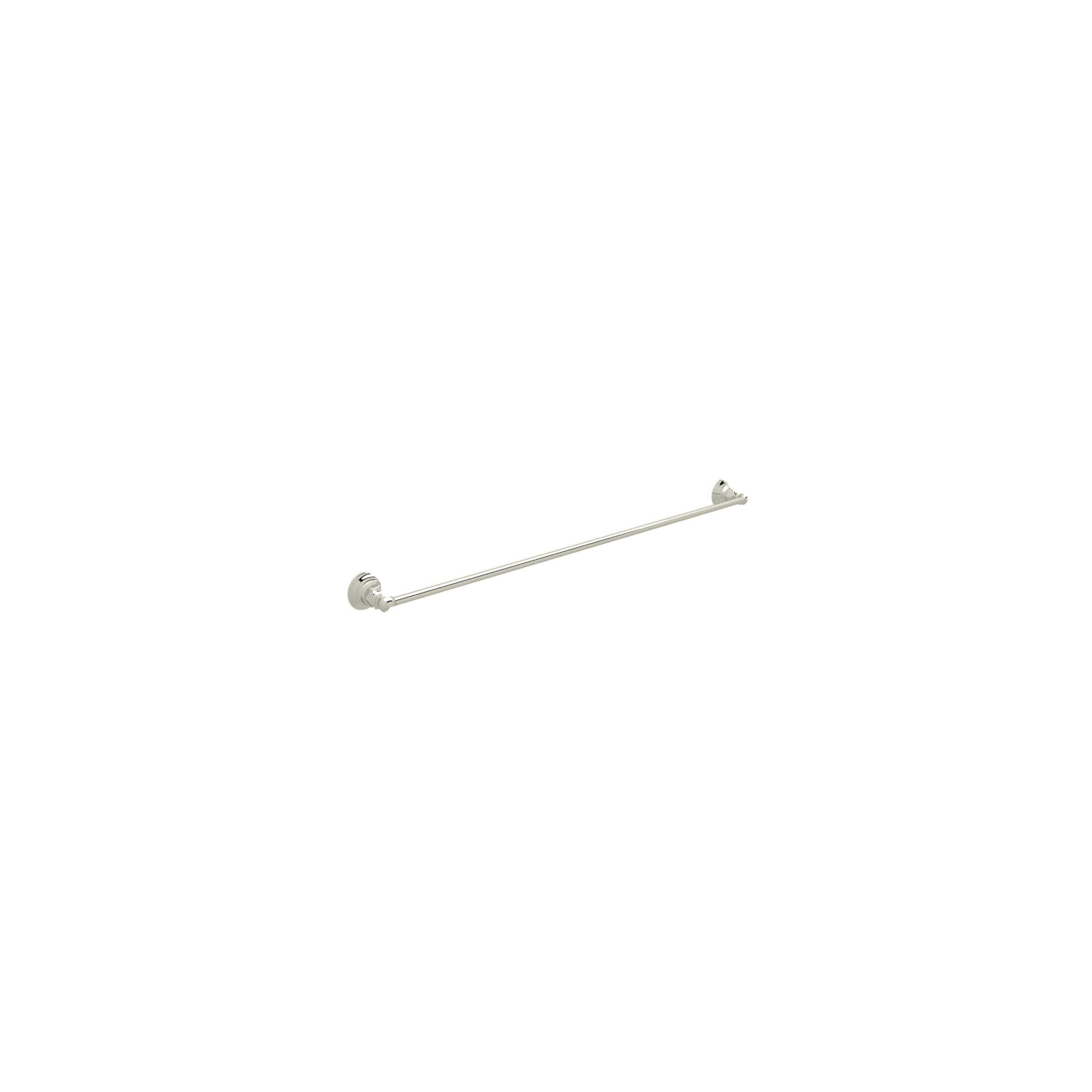 Rohl ROT1/30PN 30-in Polished Nickel Wall mount Single Towel Bar