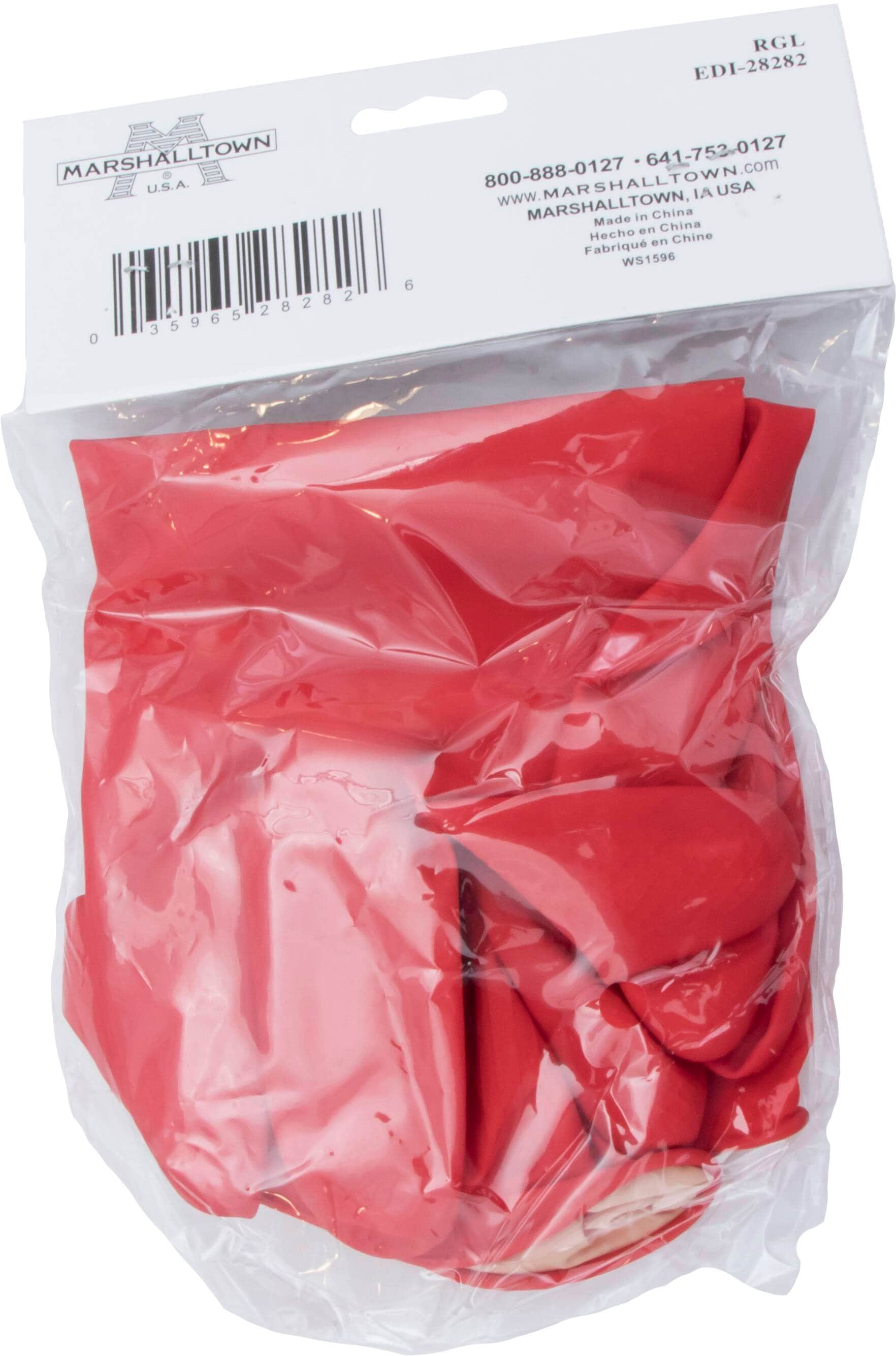 Marshalltown One Size Fits All Red Rubber Construction Gloves, (1-Pair) in  the Work Gloves department at