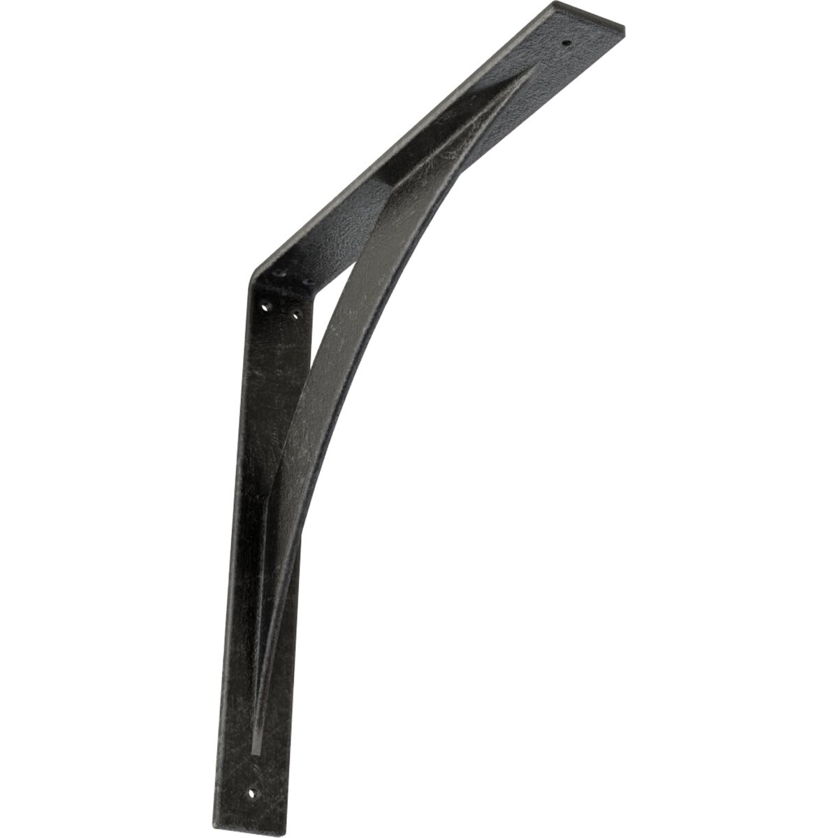 Ekena Millwork BKTM02X16X16LEASV Legacy 16-in x 2-in x 16-in Gray Steel Mounting bracket